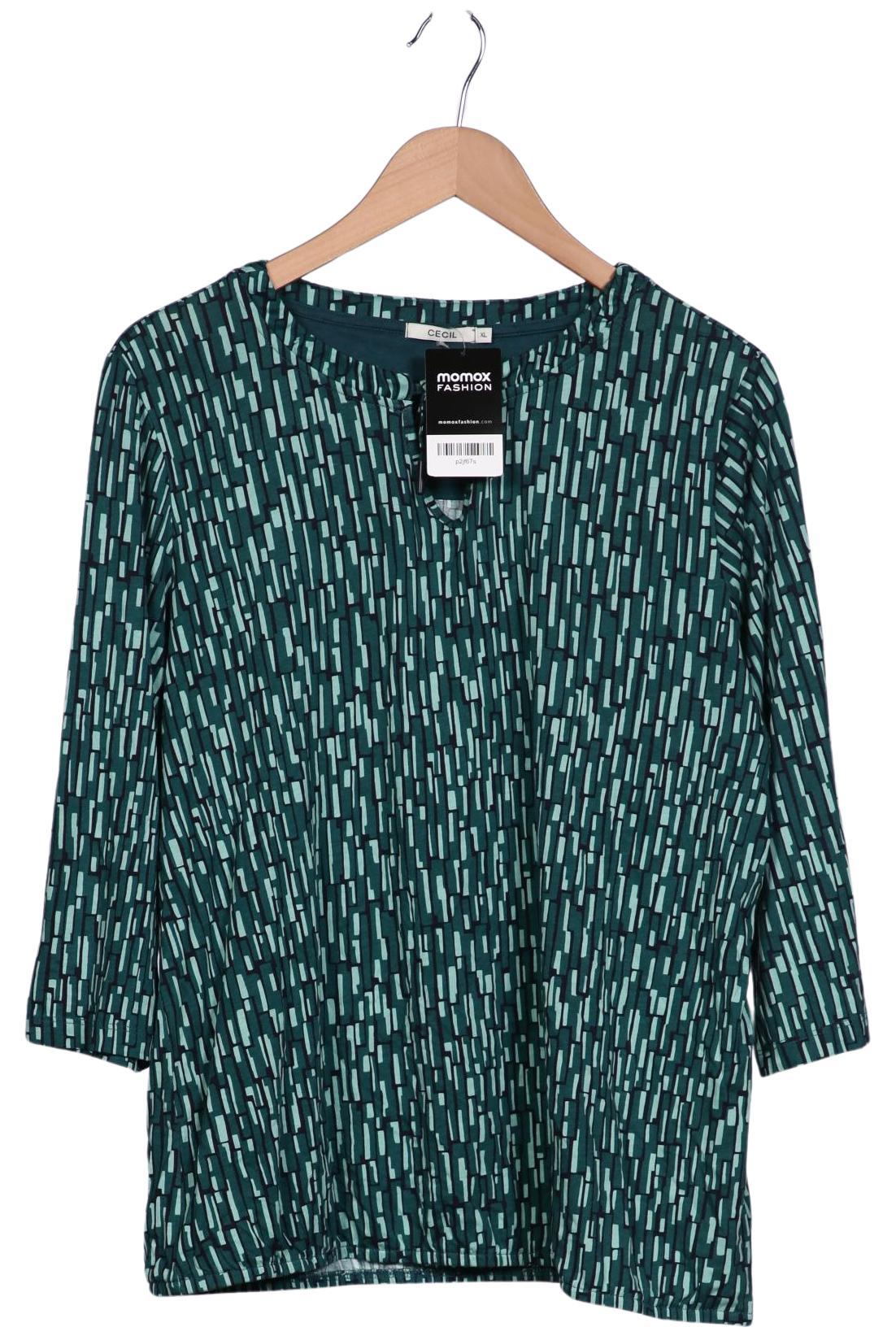 

Cecil Damen Langarmshirt, grün, Gr. 44