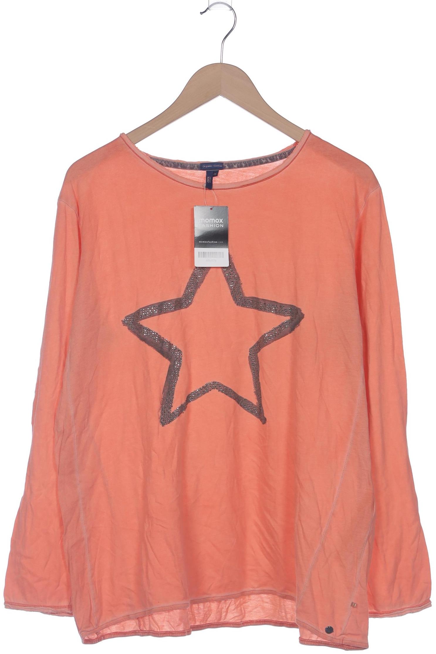 

Cecil Damen Langarmshirt, orange, Gr. 46