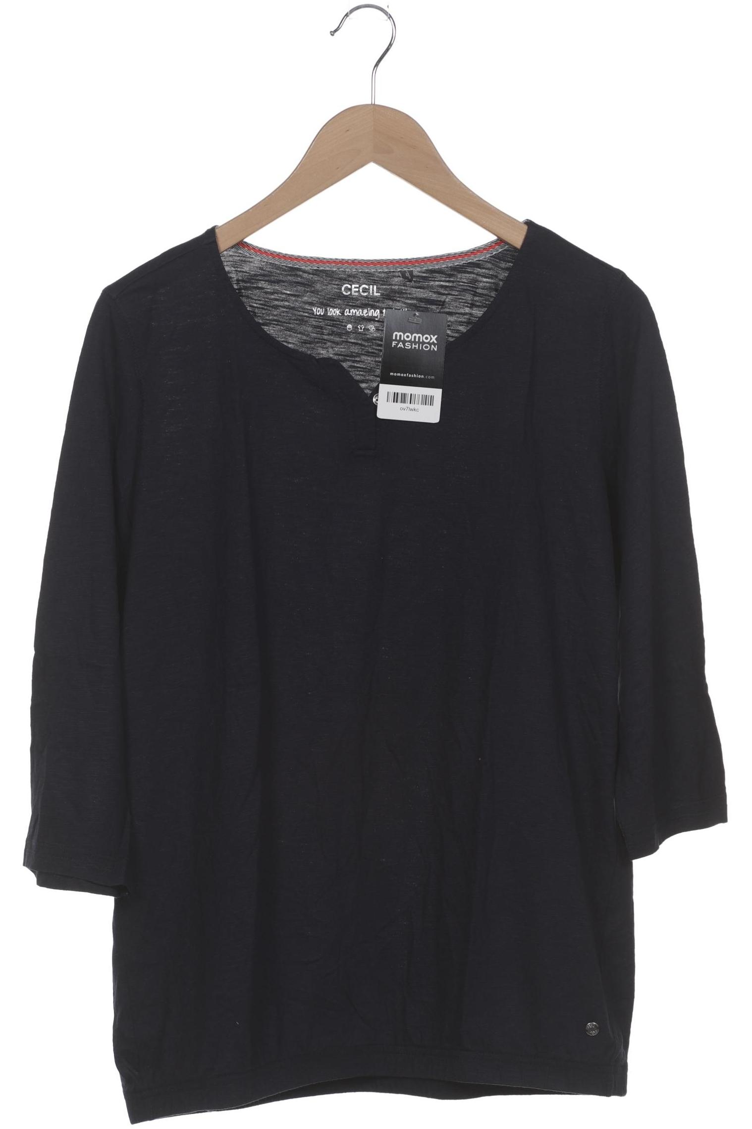 

Cecil Damen Langarmshirt, marineblau, Gr. 42