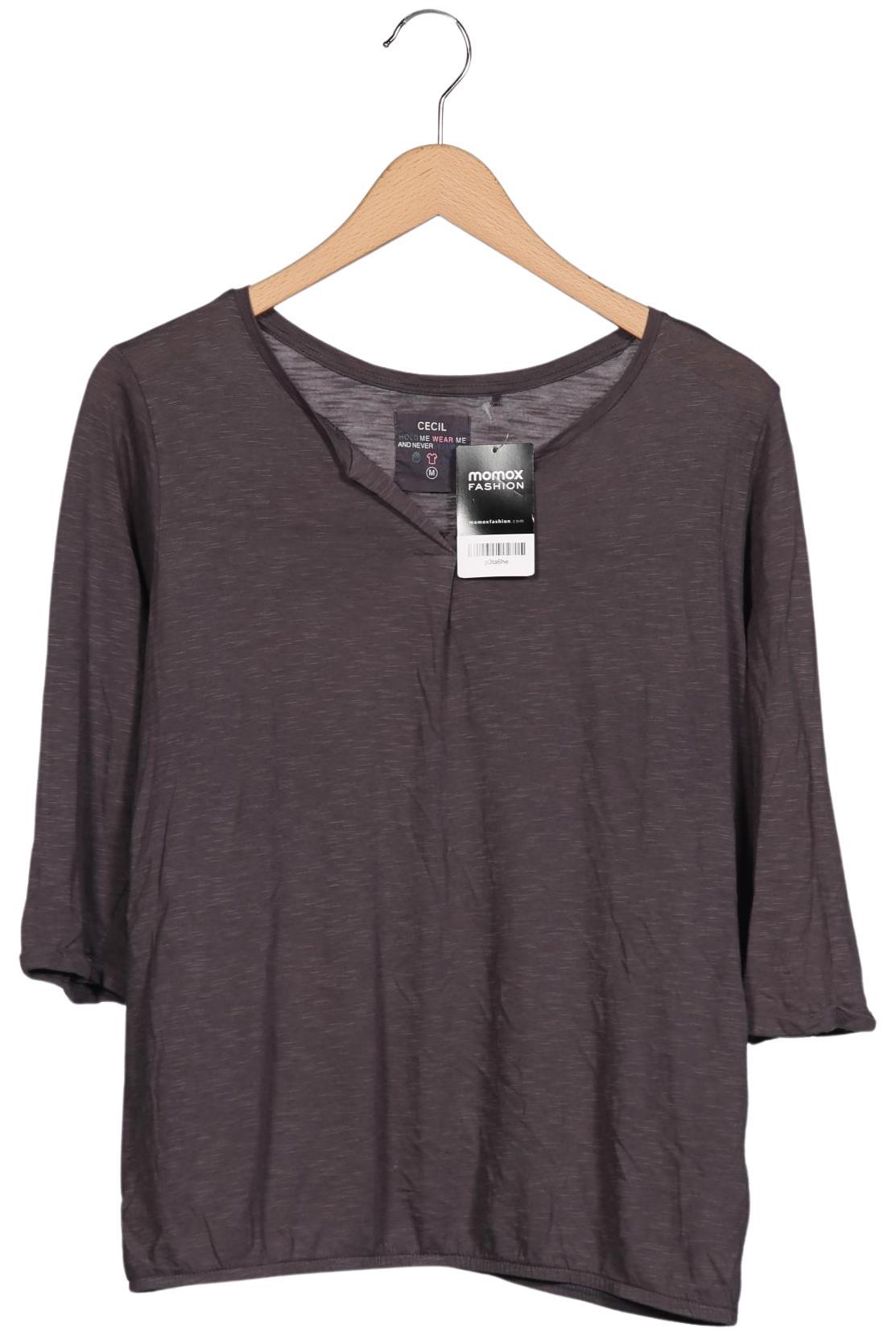 

Cecil Damen Langarmshirt, grau, Gr. 38