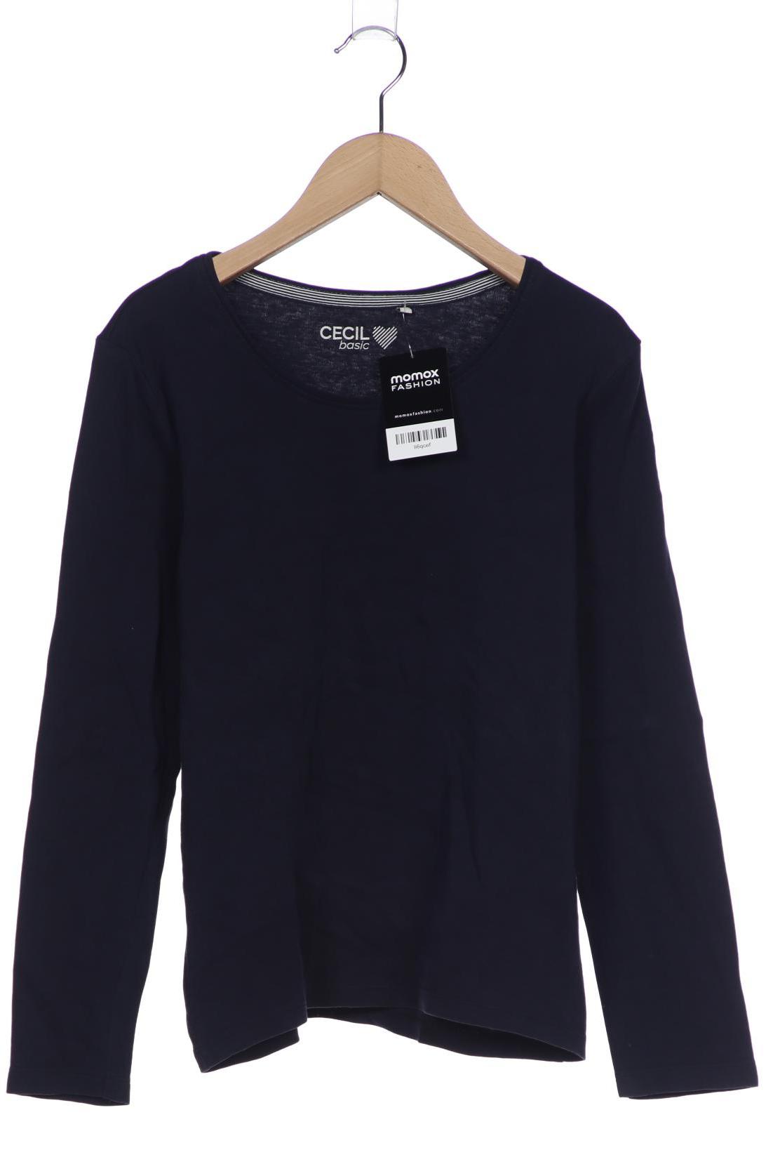 

Cecil Damen Langarmshirt, marineblau, Gr. 36