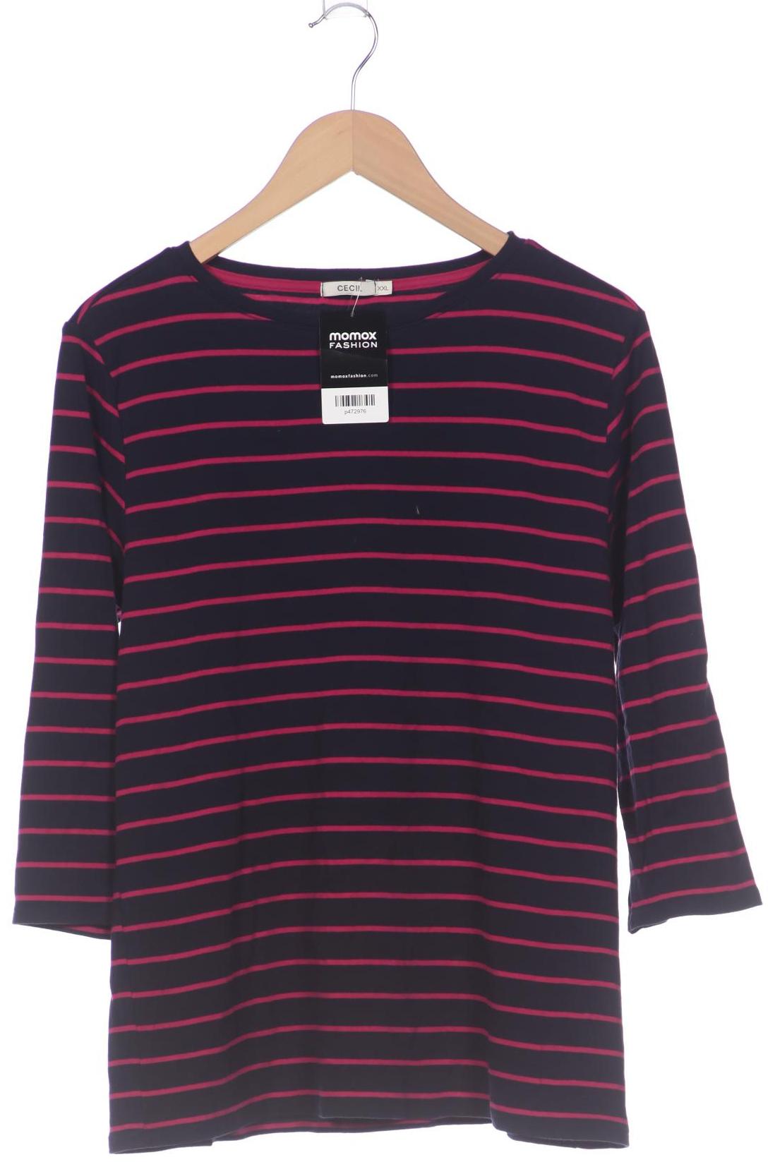 

Cecil Damen Langarmshirt, marineblau, Gr. 46