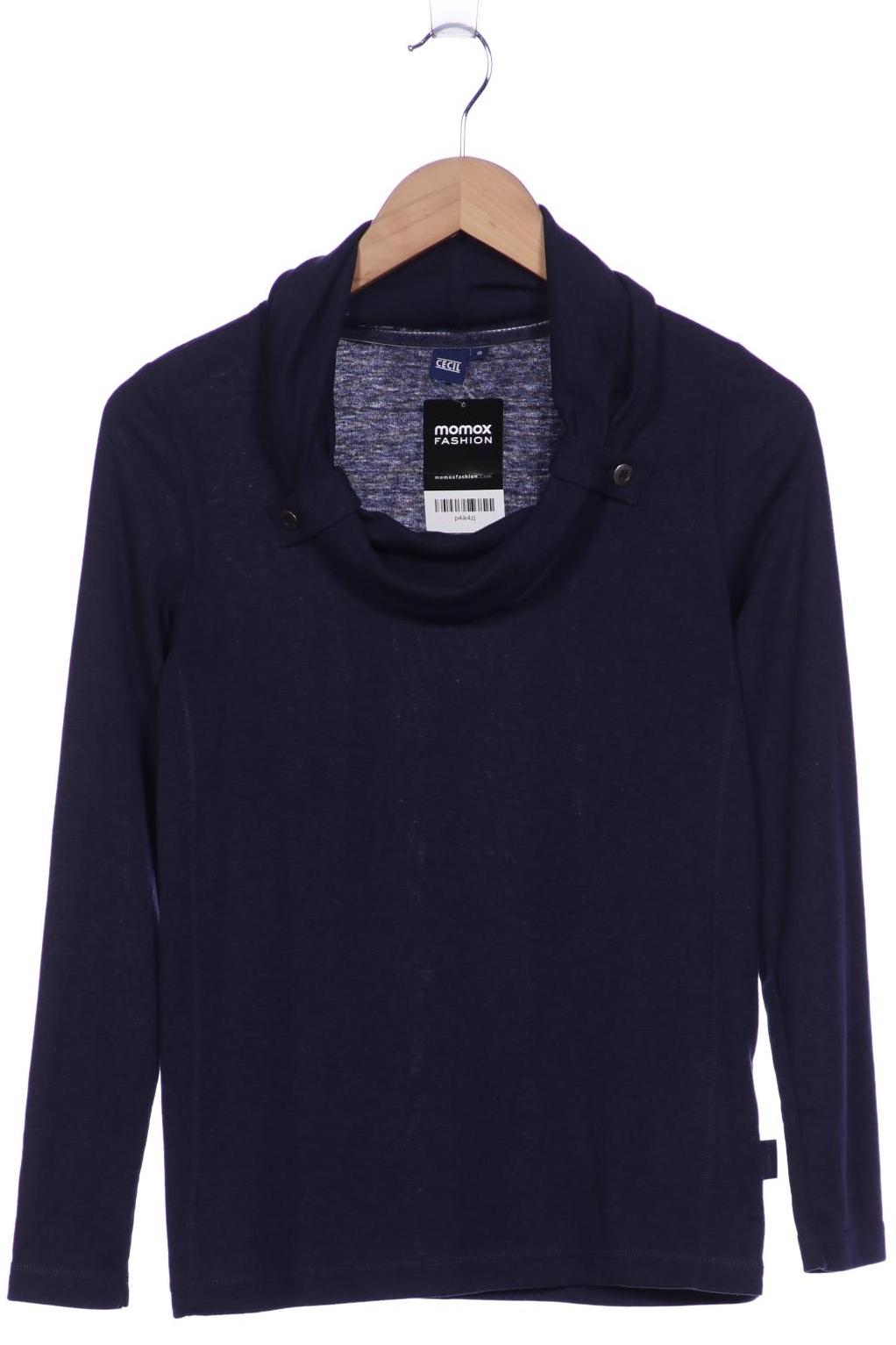 

Cecil Damen Langarmshirt, marineblau, Gr. 36