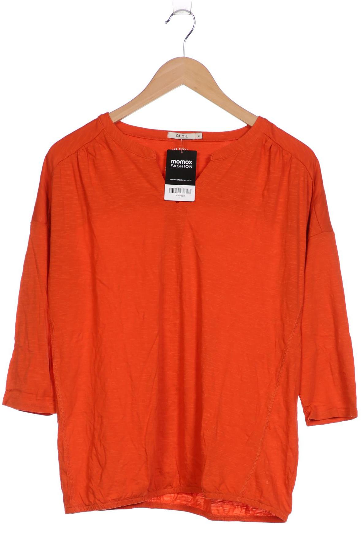 

Cecil Damen Langarmshirt, orange, Gr. 38