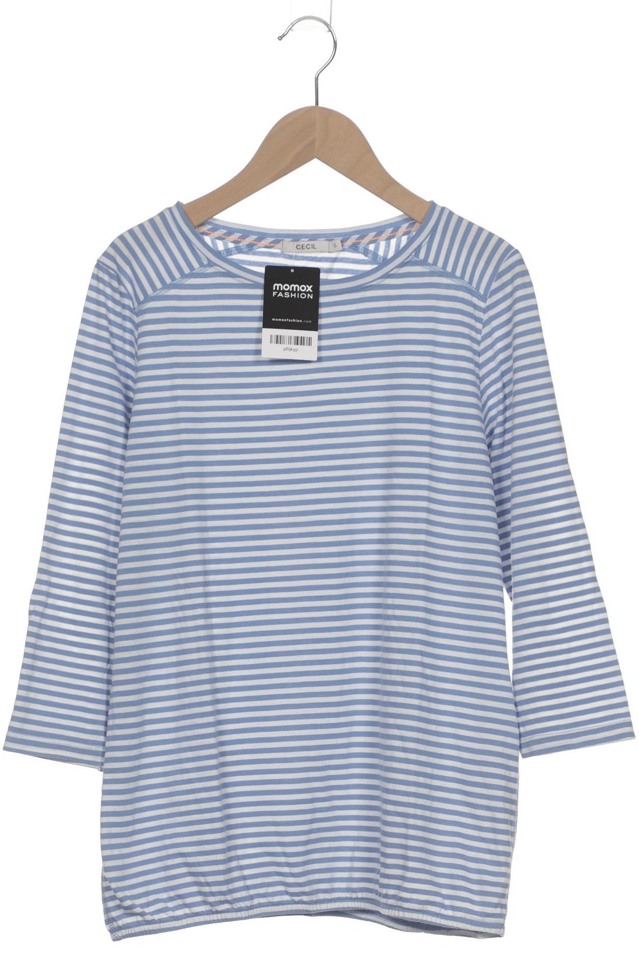 

Cecil Damen Langarmshirt, hellblau, Gr. 36