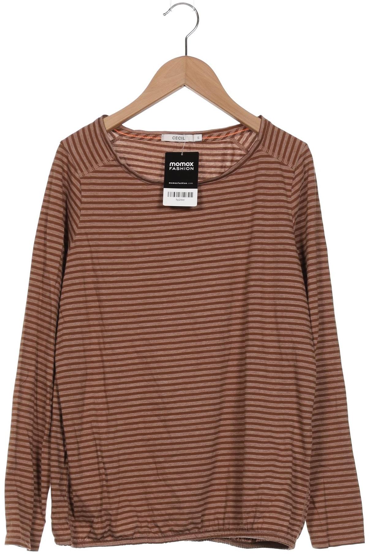 

Cecil Damen Langarmshirt, braun, Gr. 36