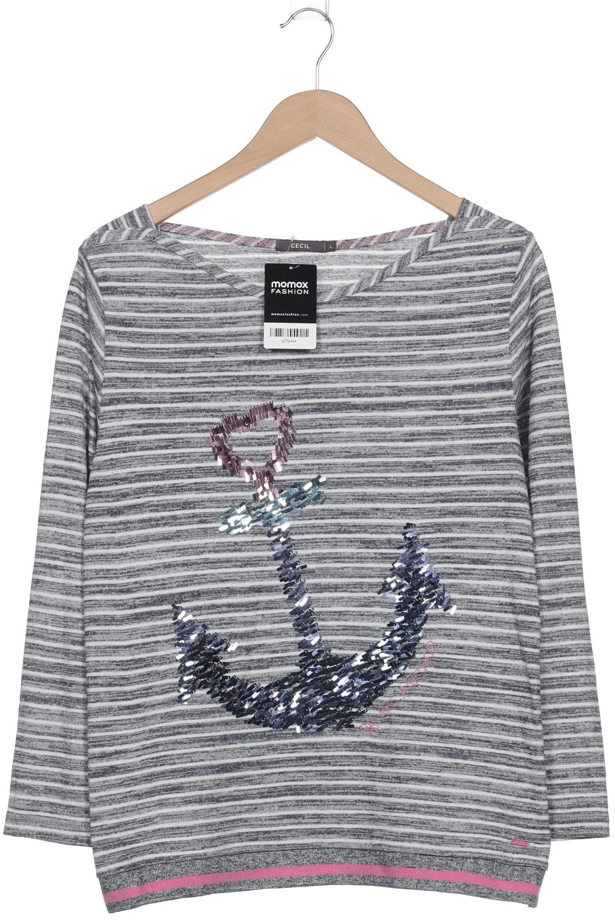 

Cecil Damen Langarmshirt, marineblau, Gr. 42