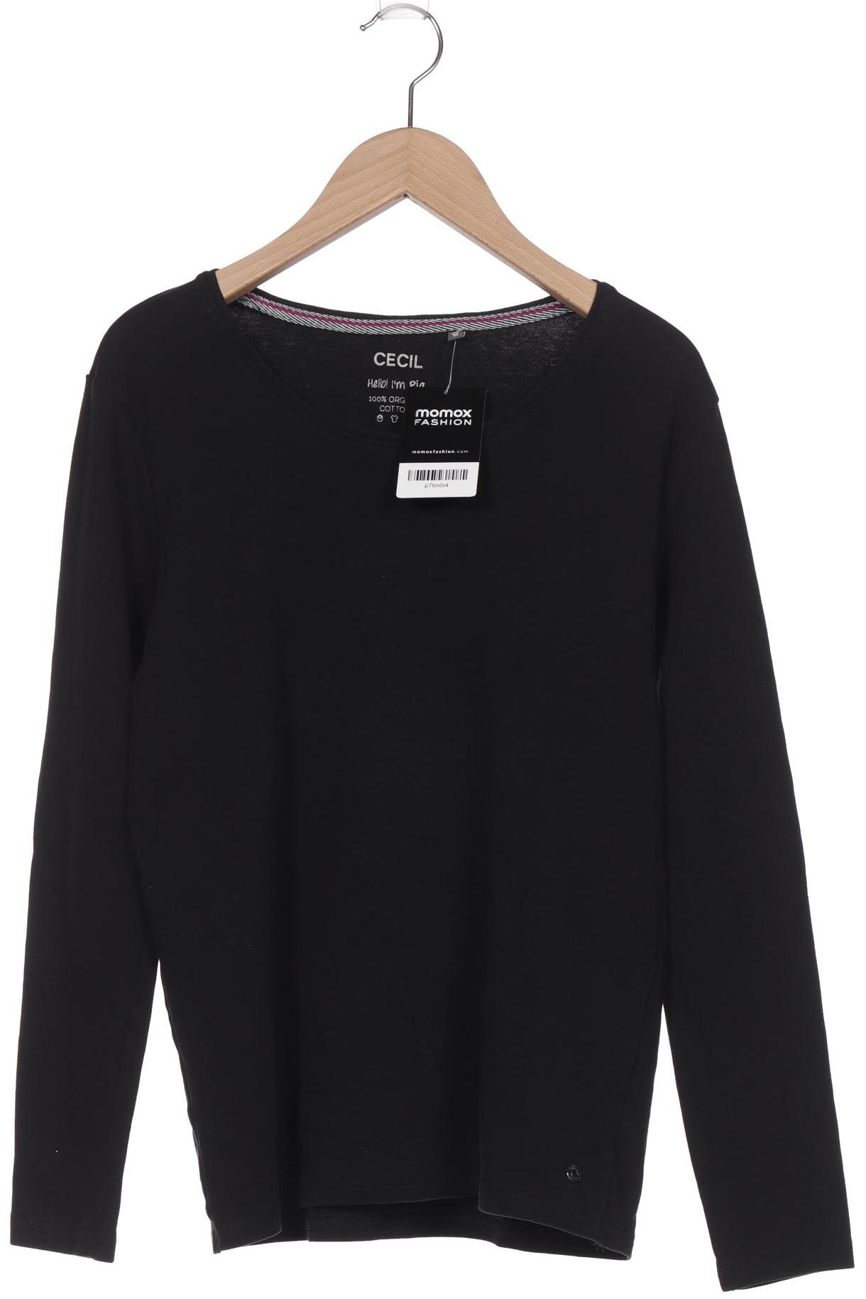 

CECIL Damen Langarmshirt, schwarz