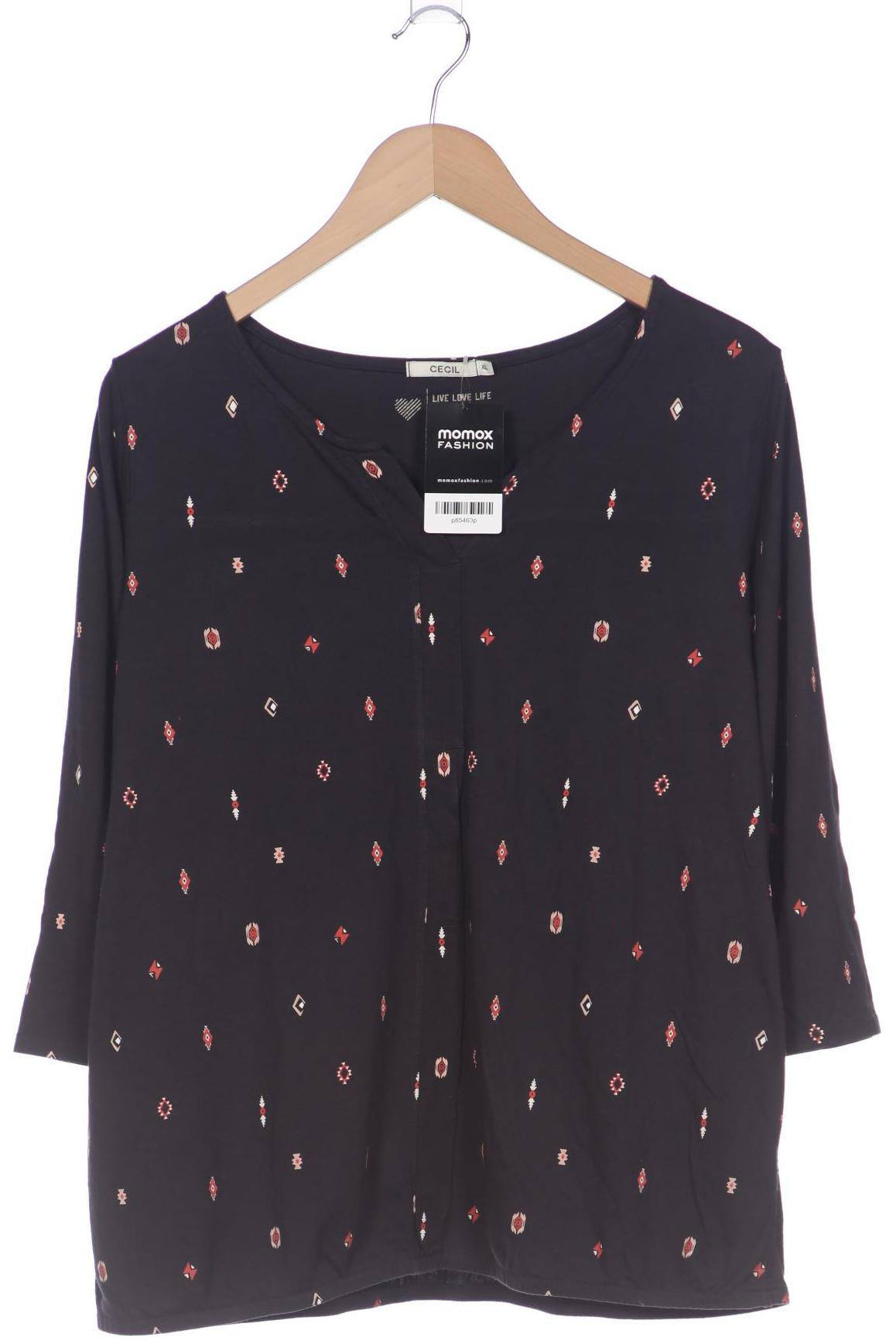 

Cecil Damen Langarmshirt, schwarz, Gr. 44