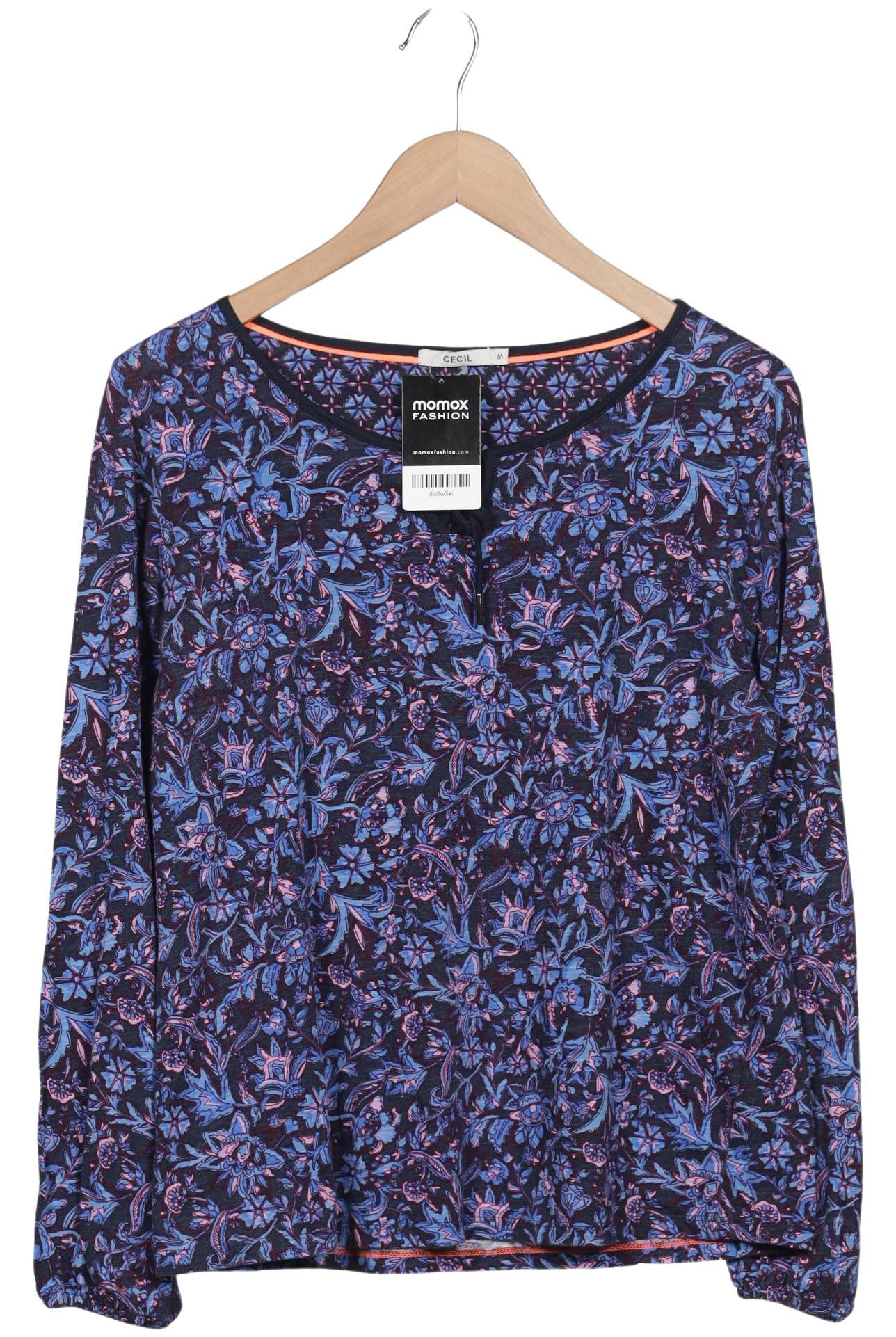 

Cecil Damen Langarmshirt, marineblau, Gr. 38