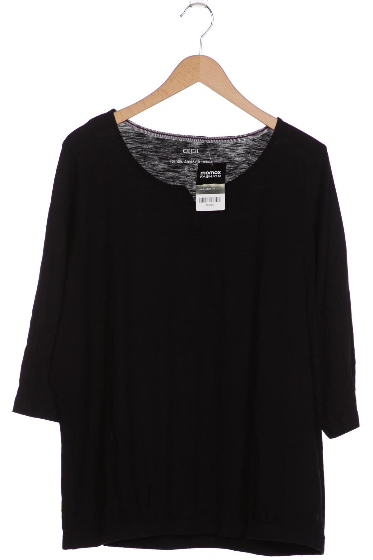 

Cecil Damen Langarmshirt, schwarz, Gr. 46