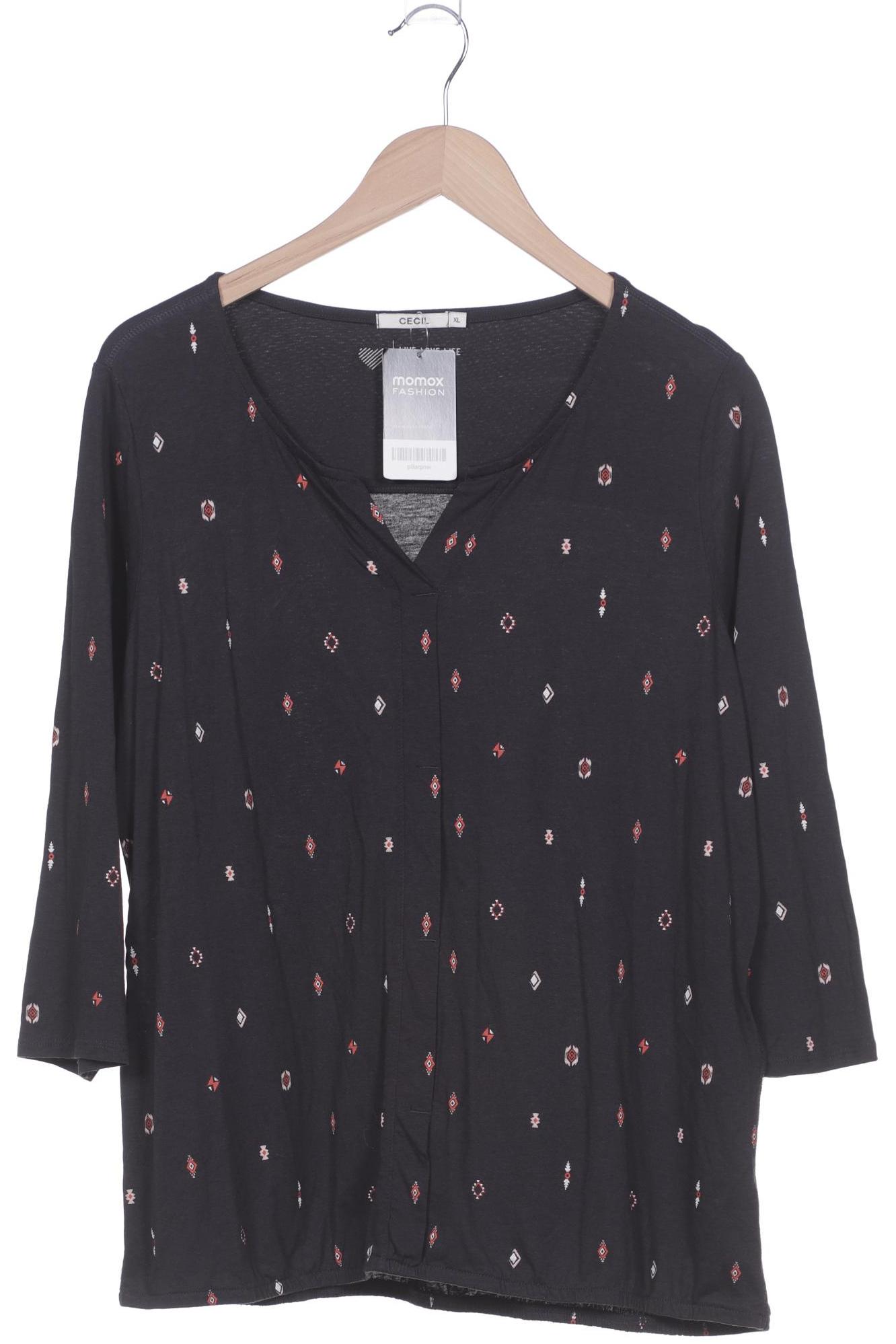 

Cecil Damen Langarmshirt, schwarz, Gr. 44