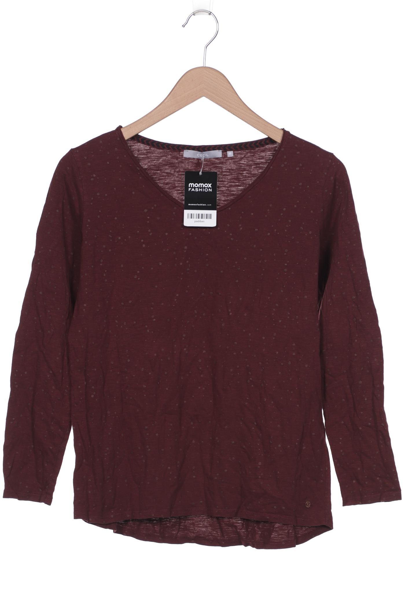 

CECIL Damen Langarmshirt, bordeaux