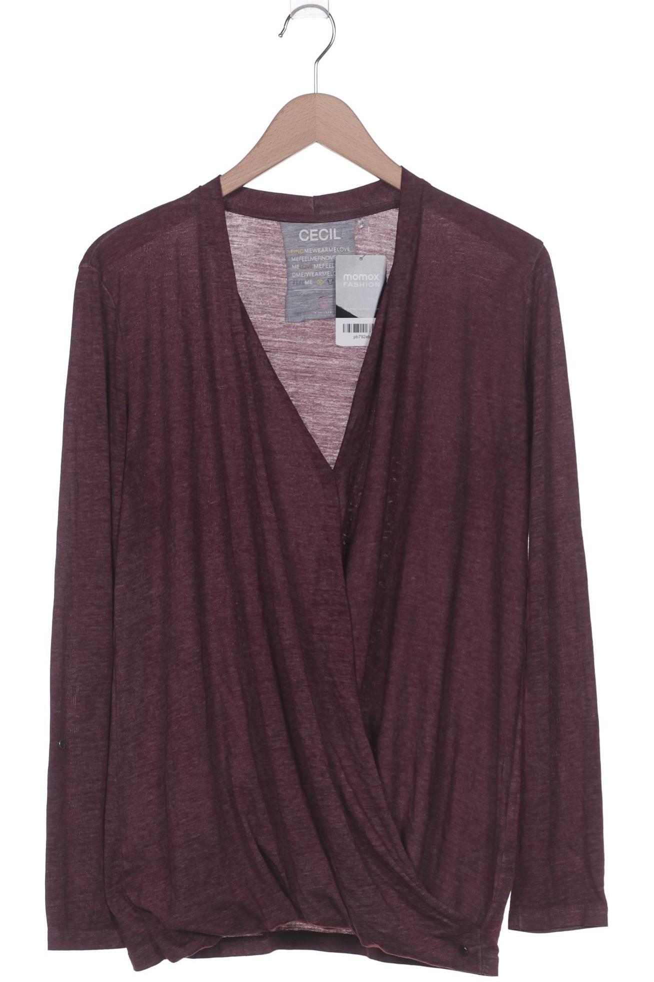 

Cecil Damen Langarmshirt, bordeaux, Gr. 42