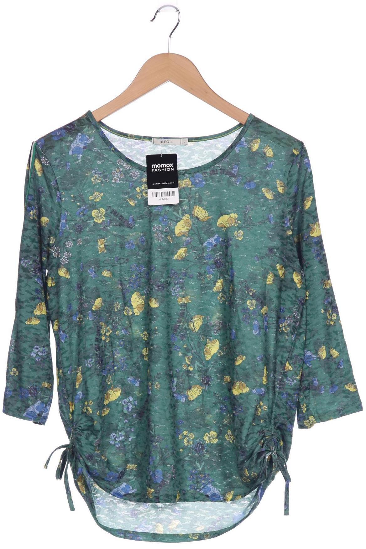 

Cecil Damen Langarmshirt, grün, Gr. 42