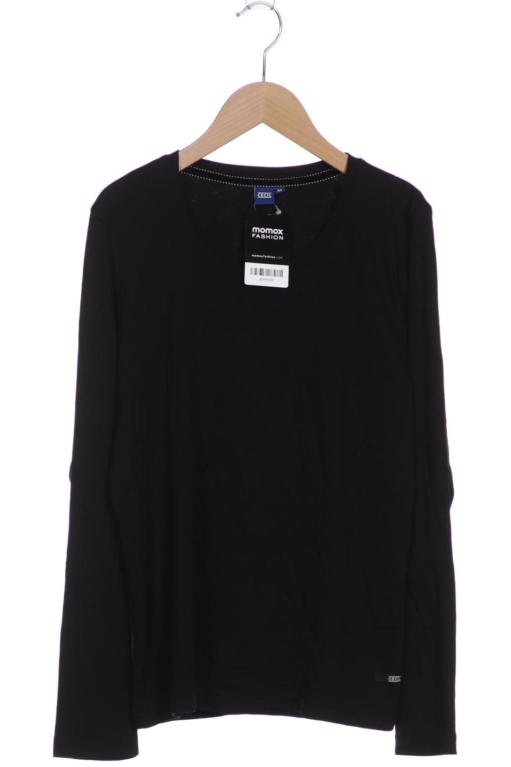 

CECIL Damen Langarmshirt, schwarz