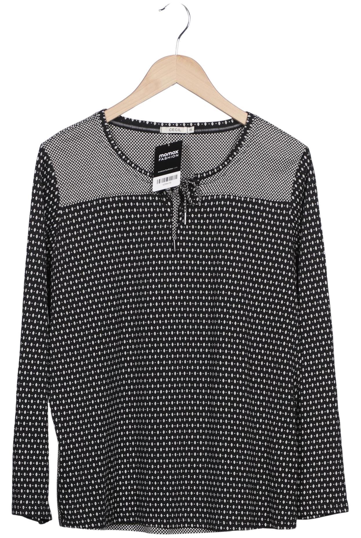 

Cecil Damen Langarmshirt, schwarz, Gr. 46