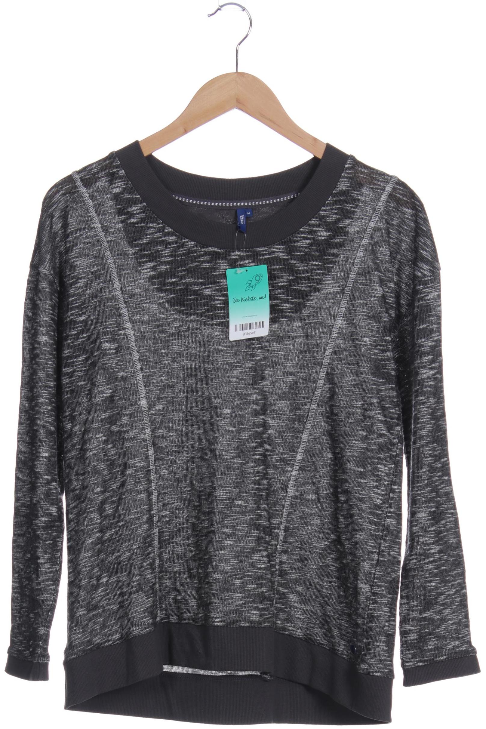 

Cecil Damen Langarmshirt, grau, Gr. 38