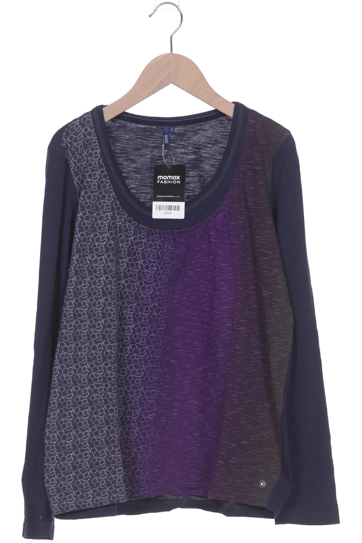 

Cecil Damen Langarmshirt, marineblau, Gr. 38