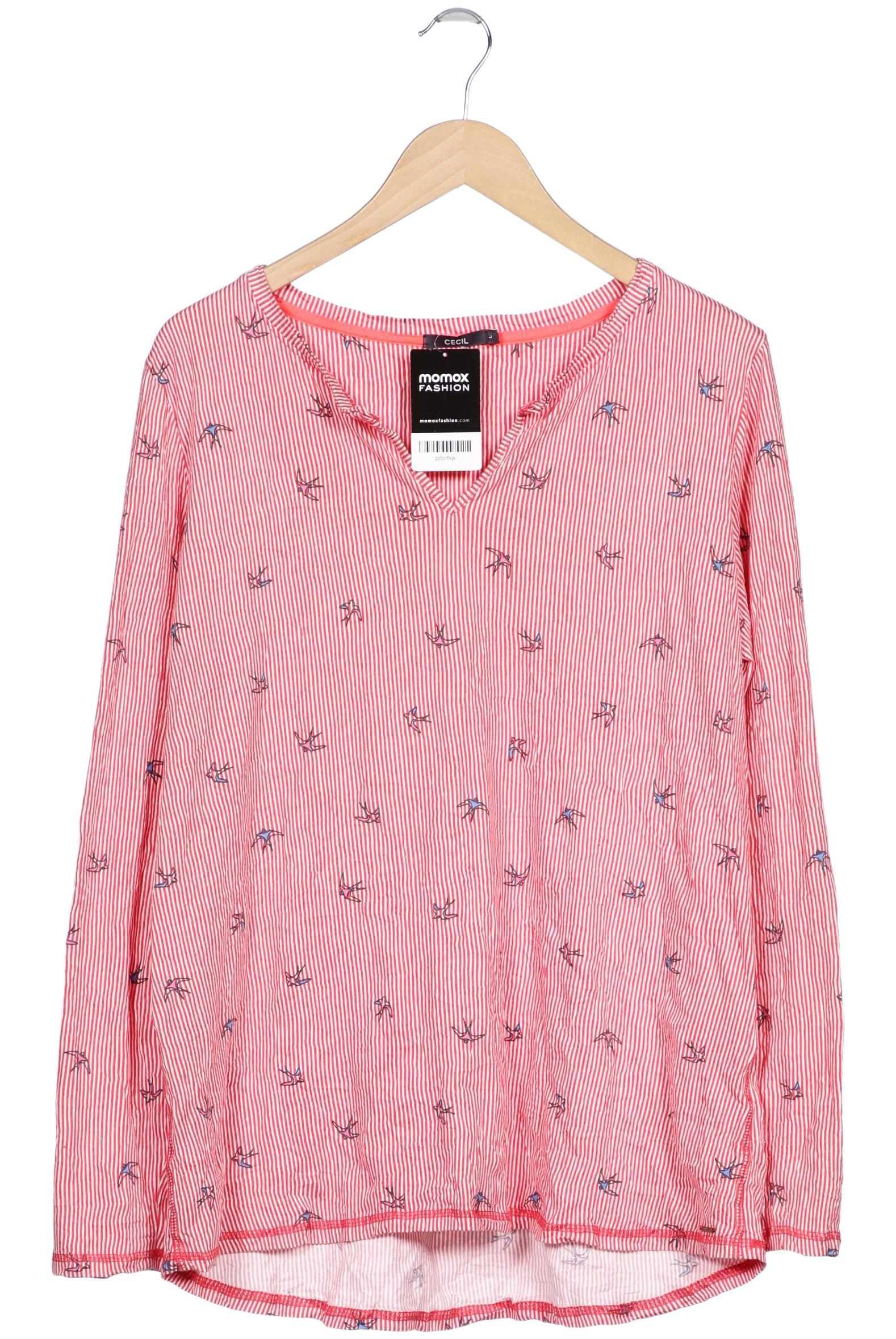 

Cecil Damen Langarmshirt, pink, Gr. 42
