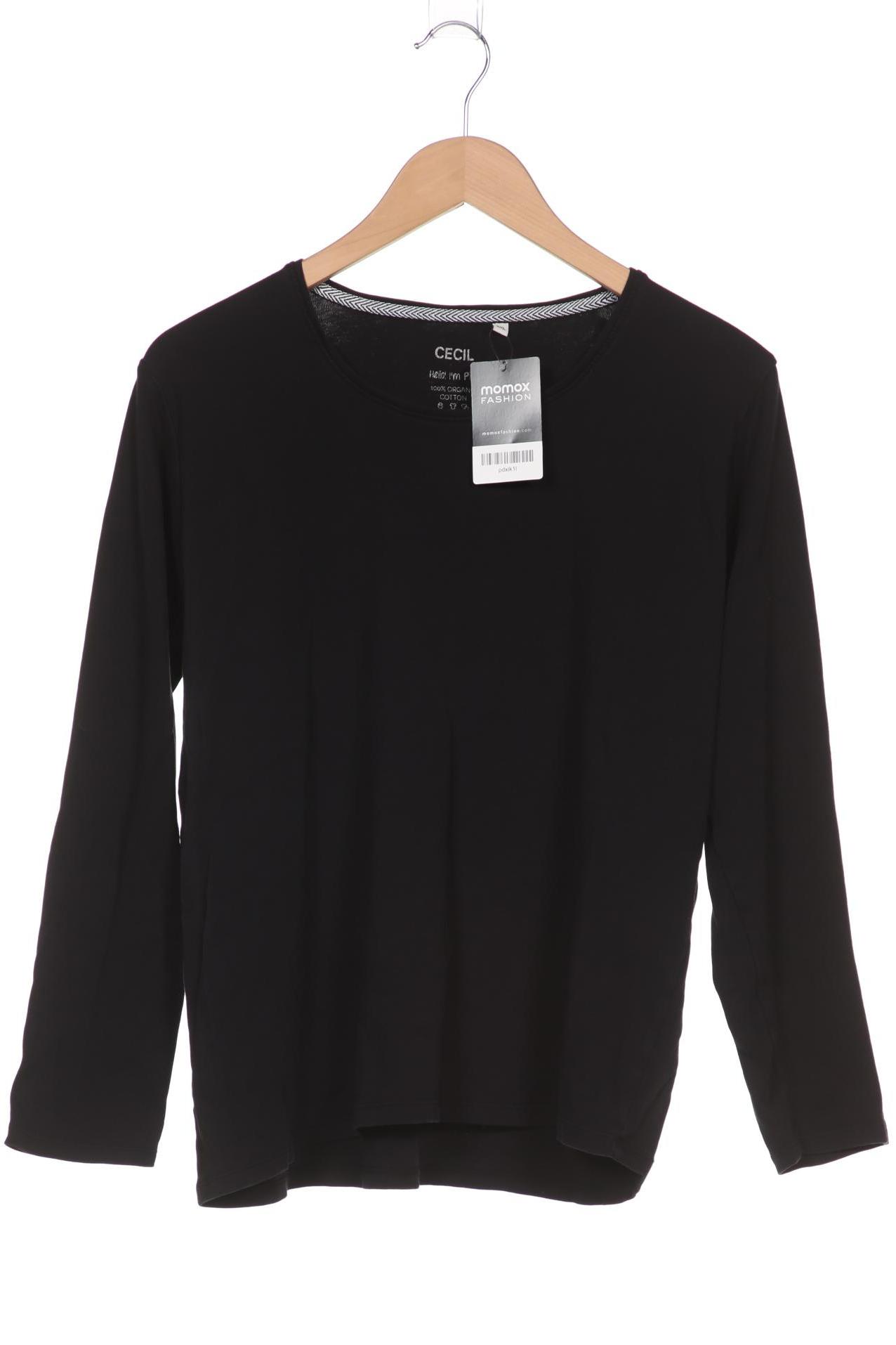 

Cecil Damen Langarmshirt, schwarz, Gr. 46