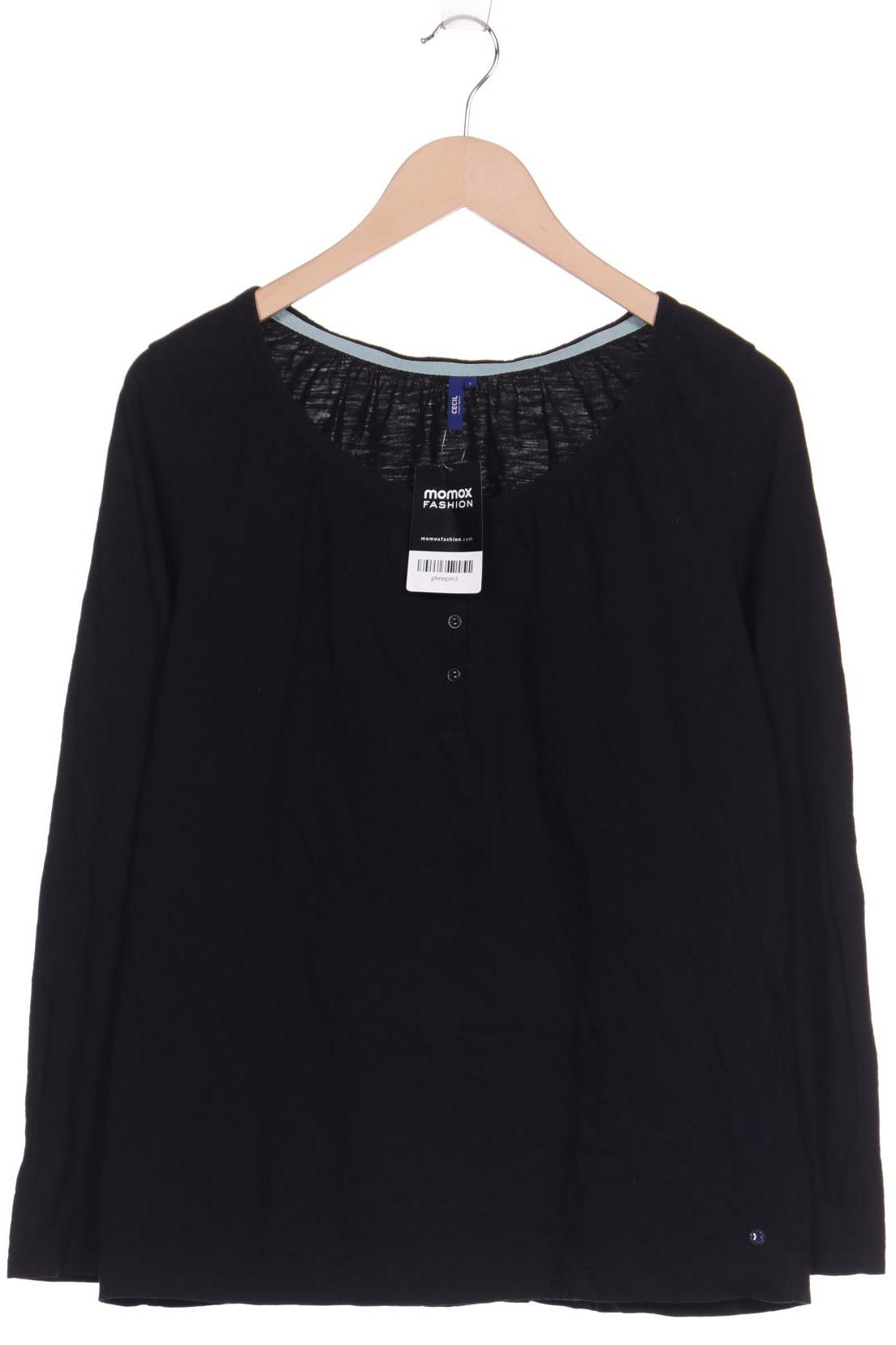 

Cecil Damen Langarmshirt, schwarz, Gr. 42