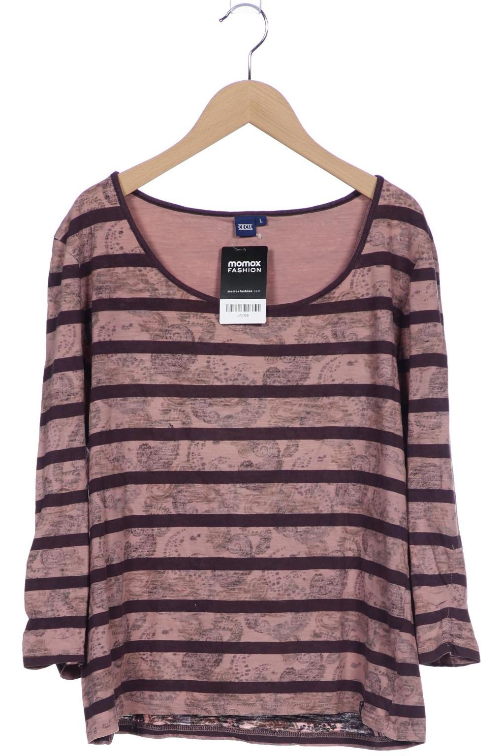

Cecil Damen Langarmshirt, bordeaux, Gr. 42