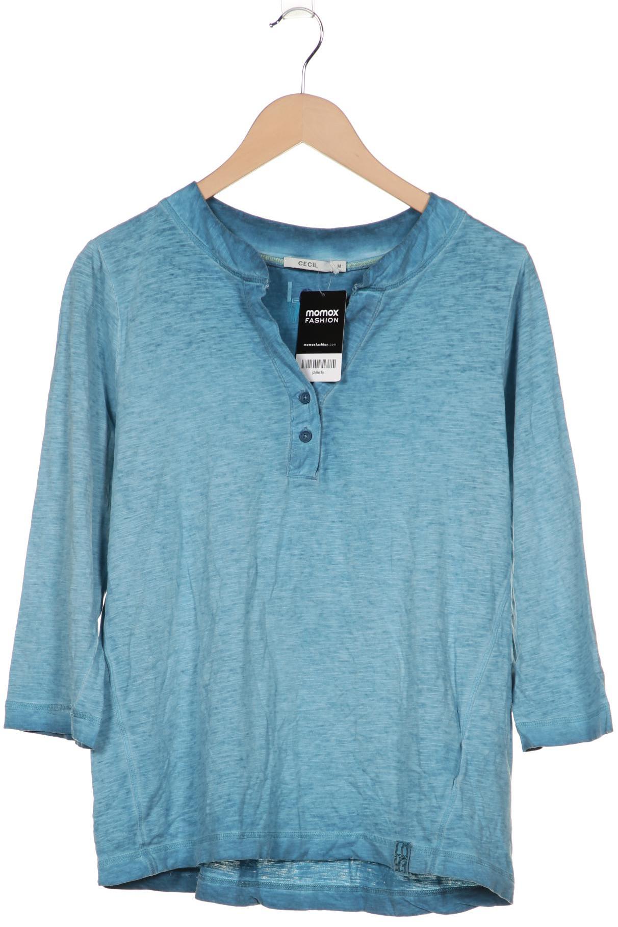 

Cecil Damen Langarmshirt, blau, Gr. 38