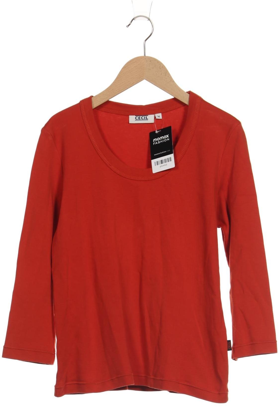 

Cecil Damen Langarmshirt, rot, Gr. 38