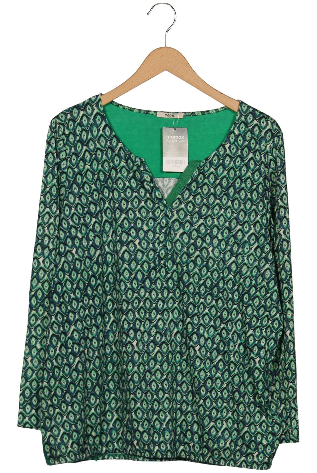 

Cecil Damen Langarmshirt, grün, Gr. 46