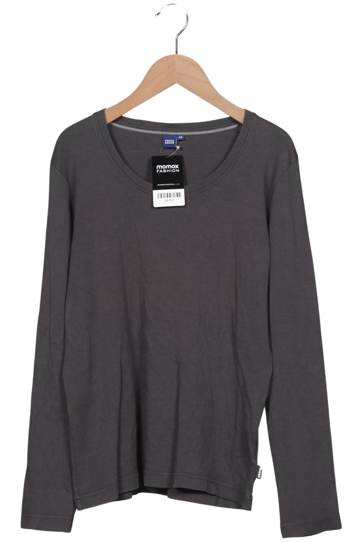 

Cecil Damen Langarmshirt, grau, Gr. 38
