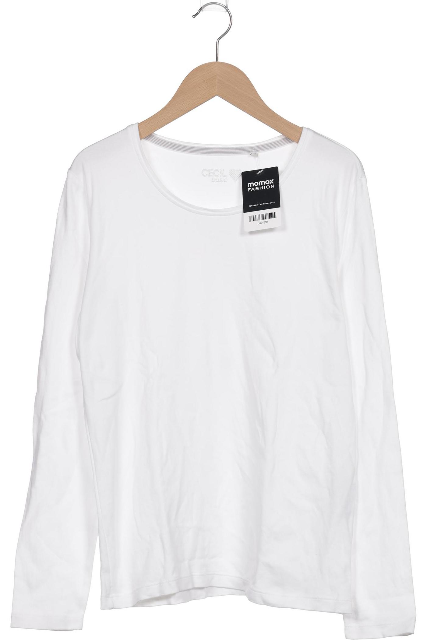 

Cecil Damen Langarmshirt, weiß, Gr. 38