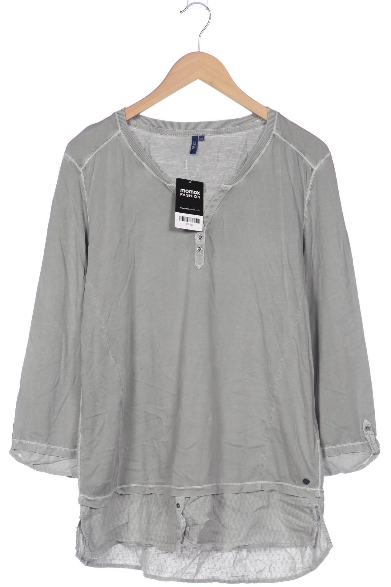 

Cecil Damen Langarmshirt, grau, Gr. 46