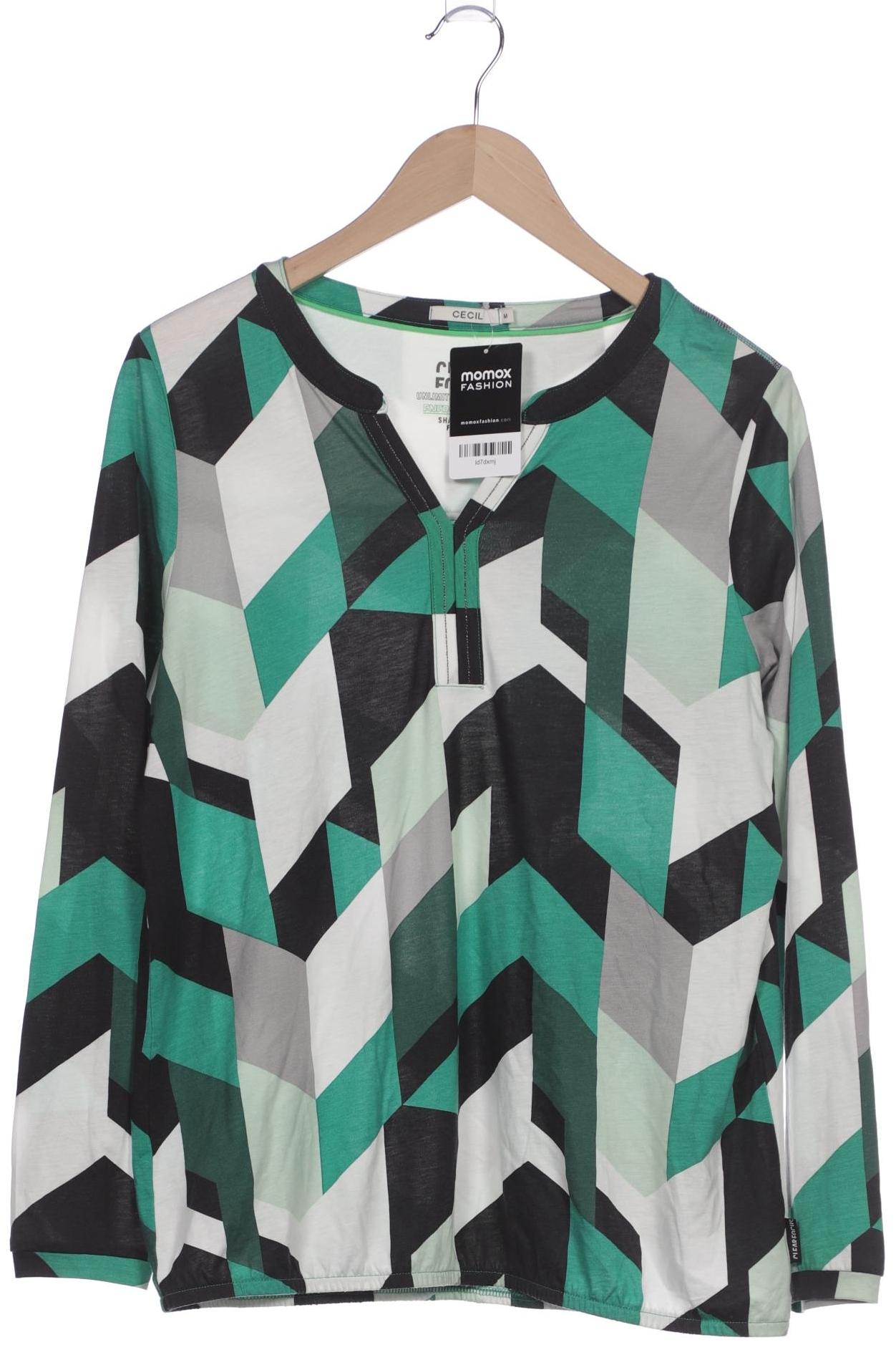 

Cecil Damen Langarmshirt, grün, Gr. 38