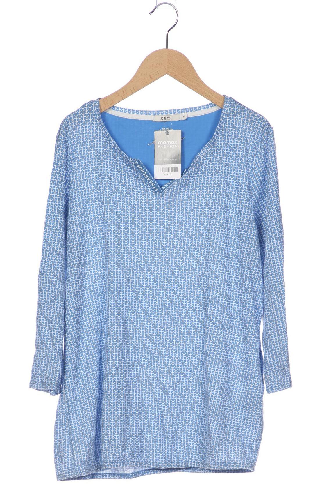 

Cecil Damen Langarmshirt, blau, Gr. 38