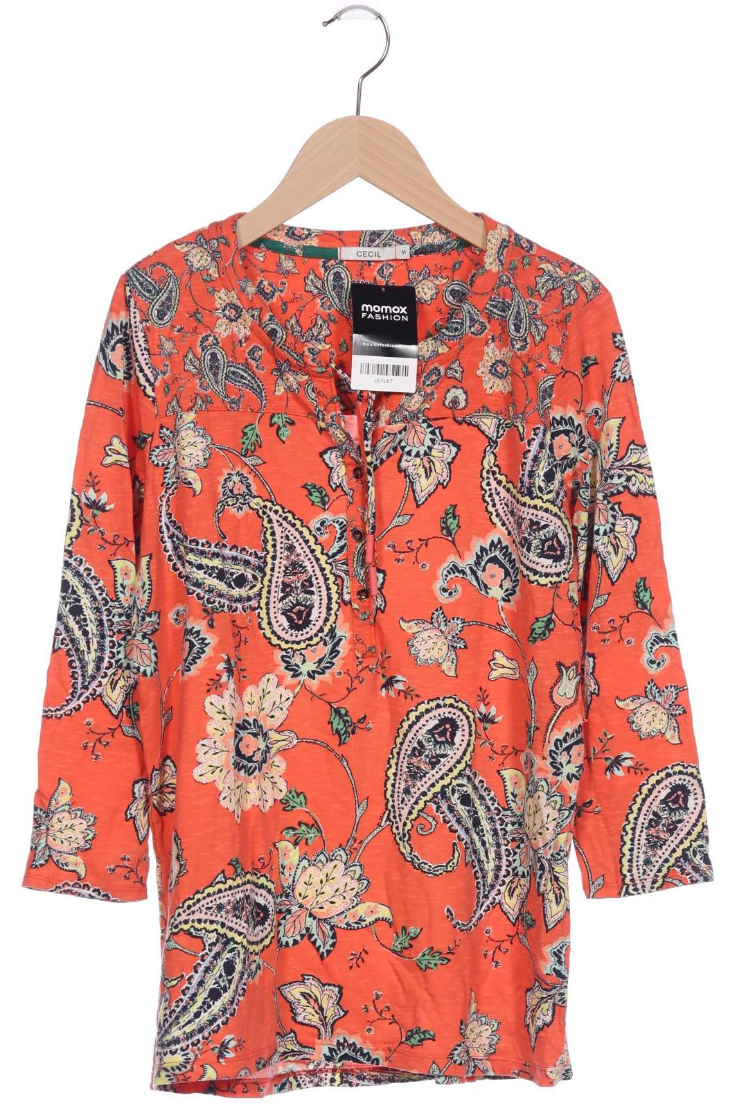 

Cecil Damen Langarmshirt, orange, Gr. 38