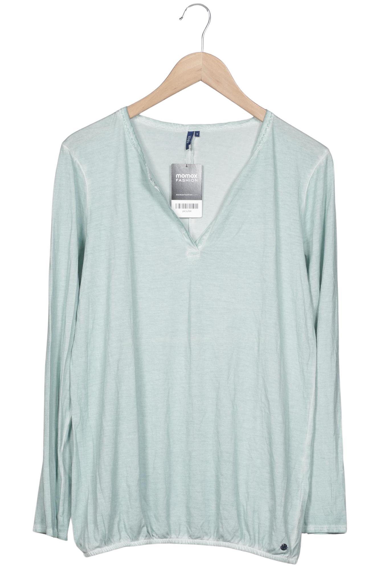 

Cecil Damen Langarmshirt, hellgrün, Gr. 38