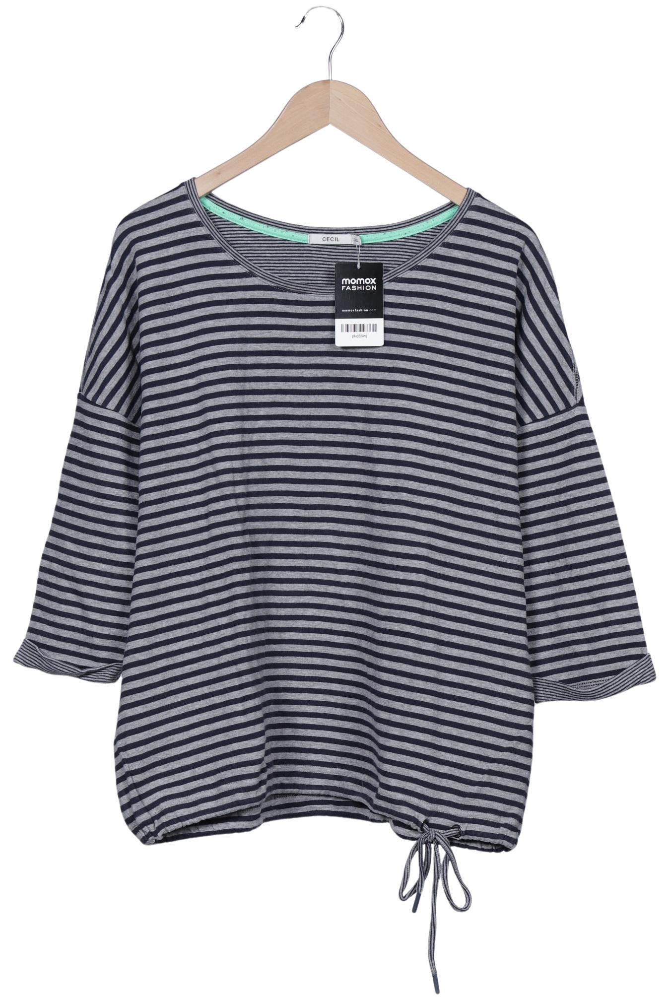 

Cecil Damen Langarmshirt, grau, Gr. 46