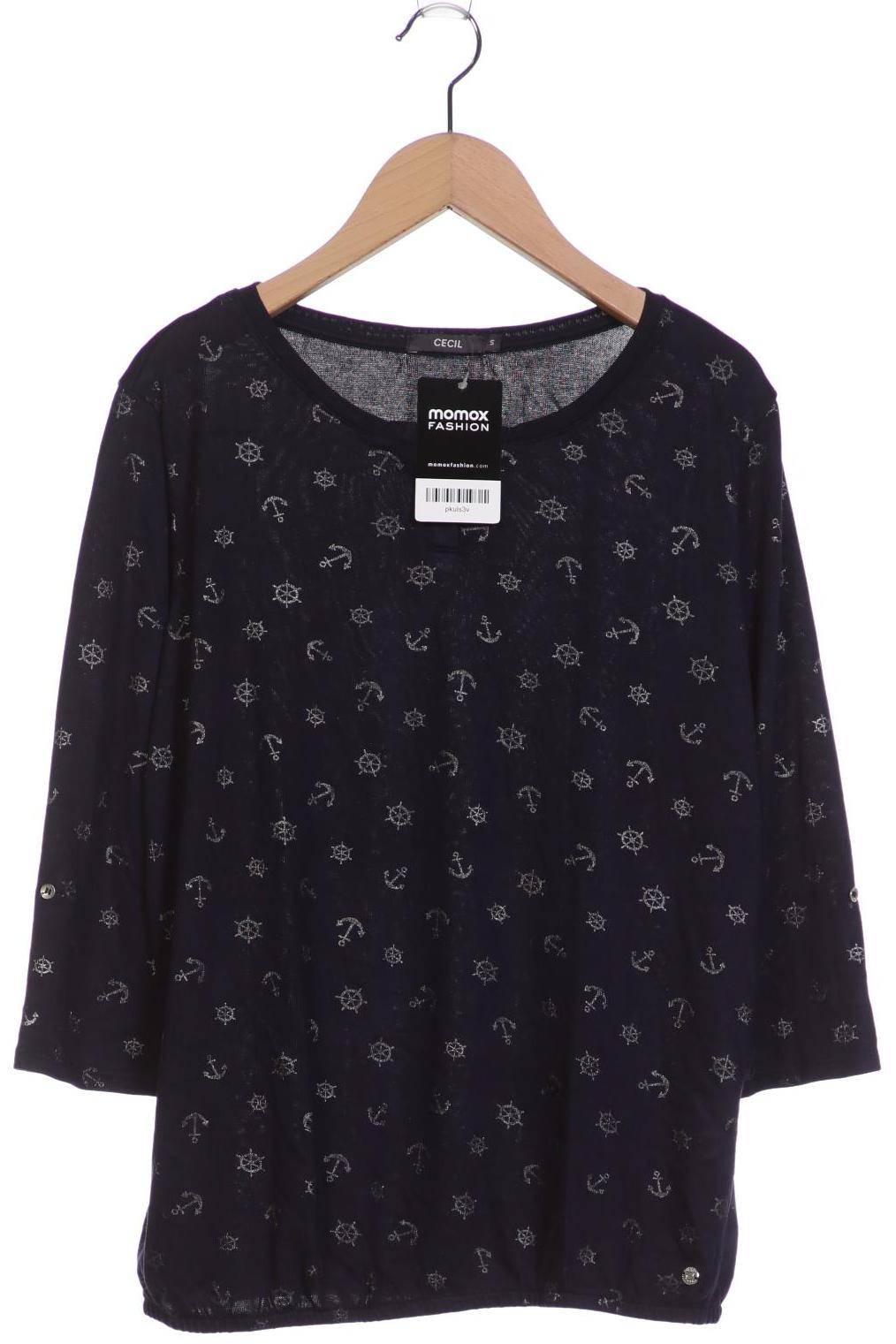 

CECIL Damen Langarmshirt, marineblau