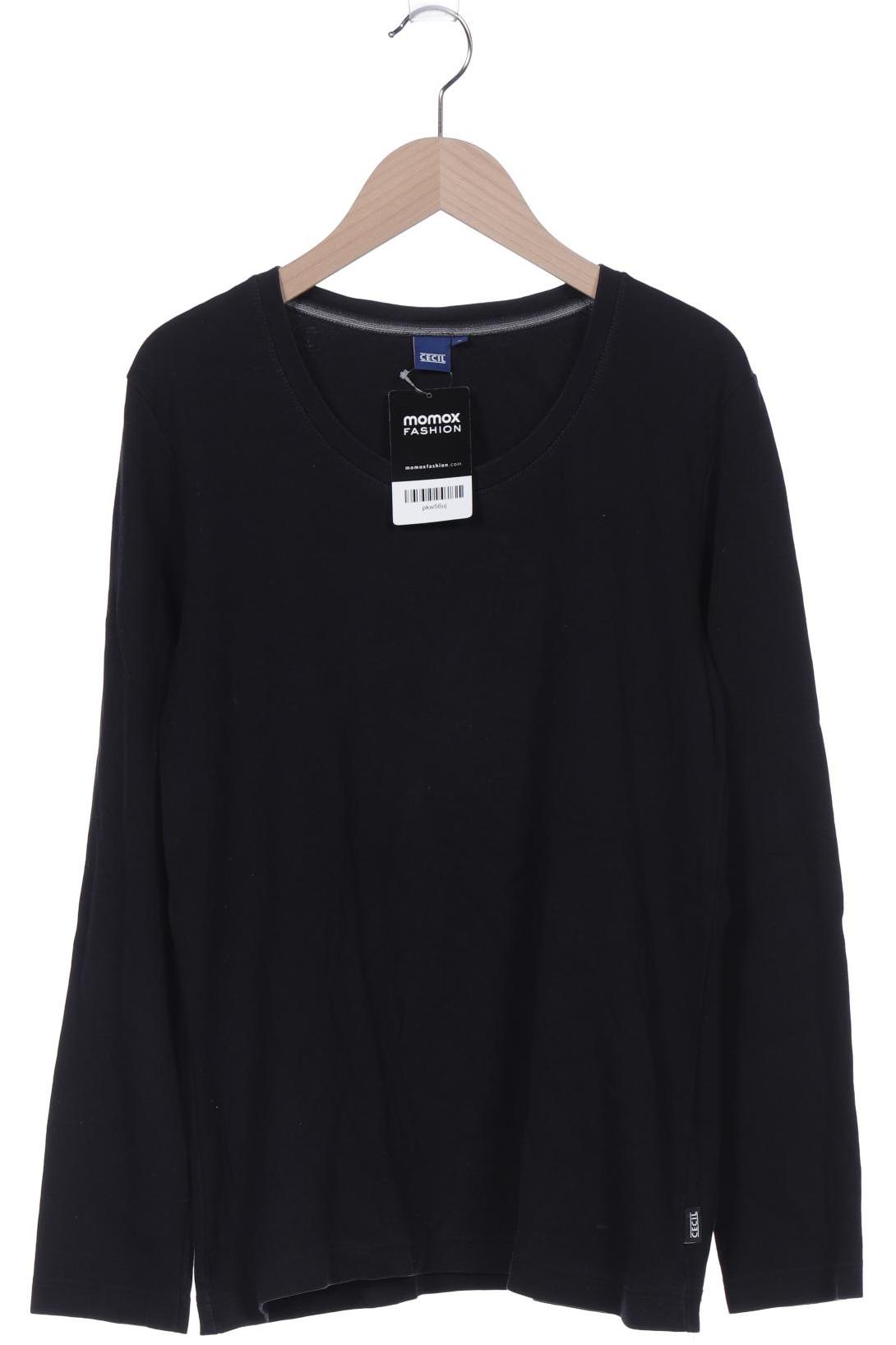 

Cecil Damen Langarmshirt, schwarz, Gr. 42