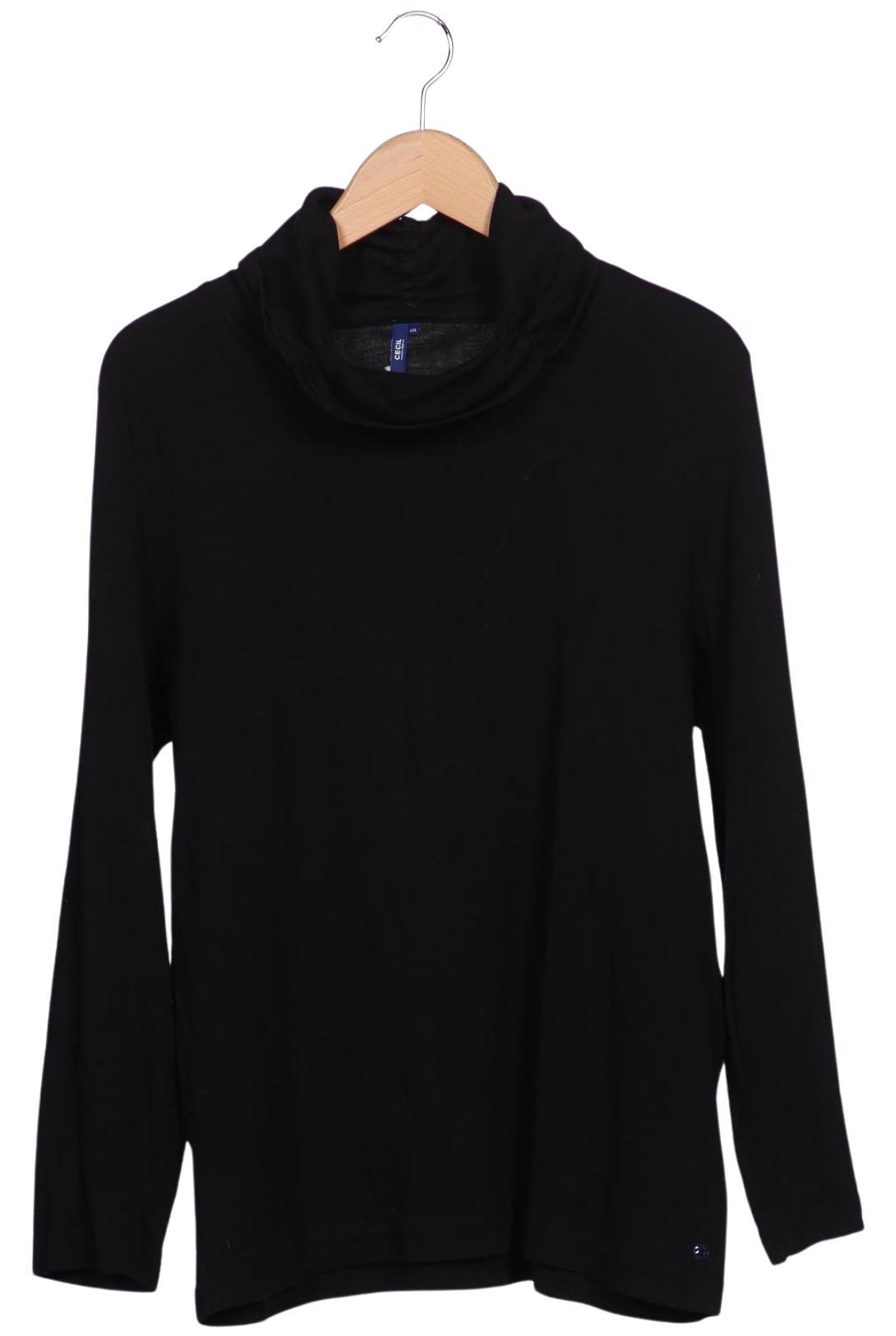 

Cecil Damen Langarmshirt, schwarz, Gr. 46