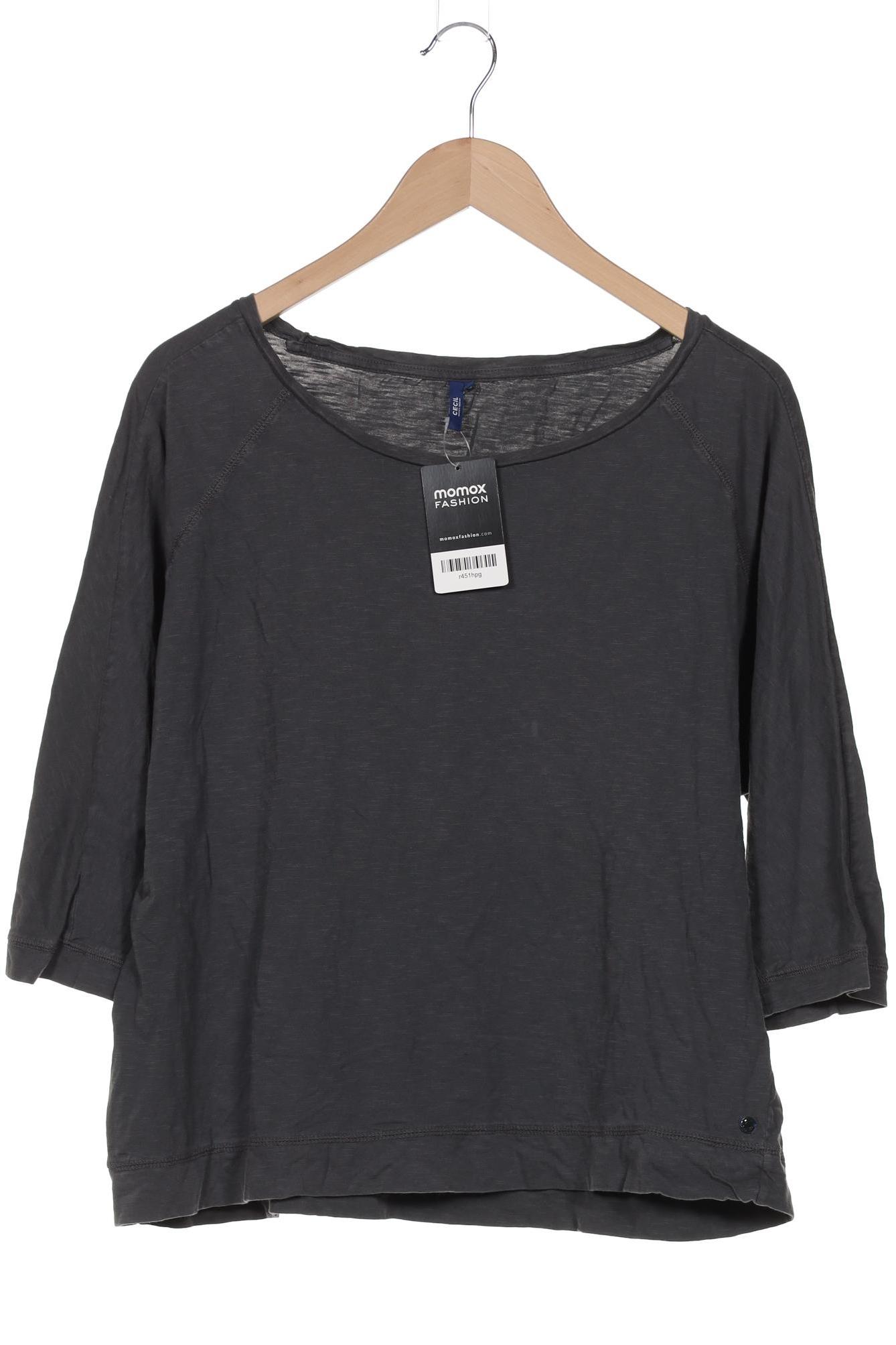 

Cecil Damen Langarmshirt, grau, Gr. 46