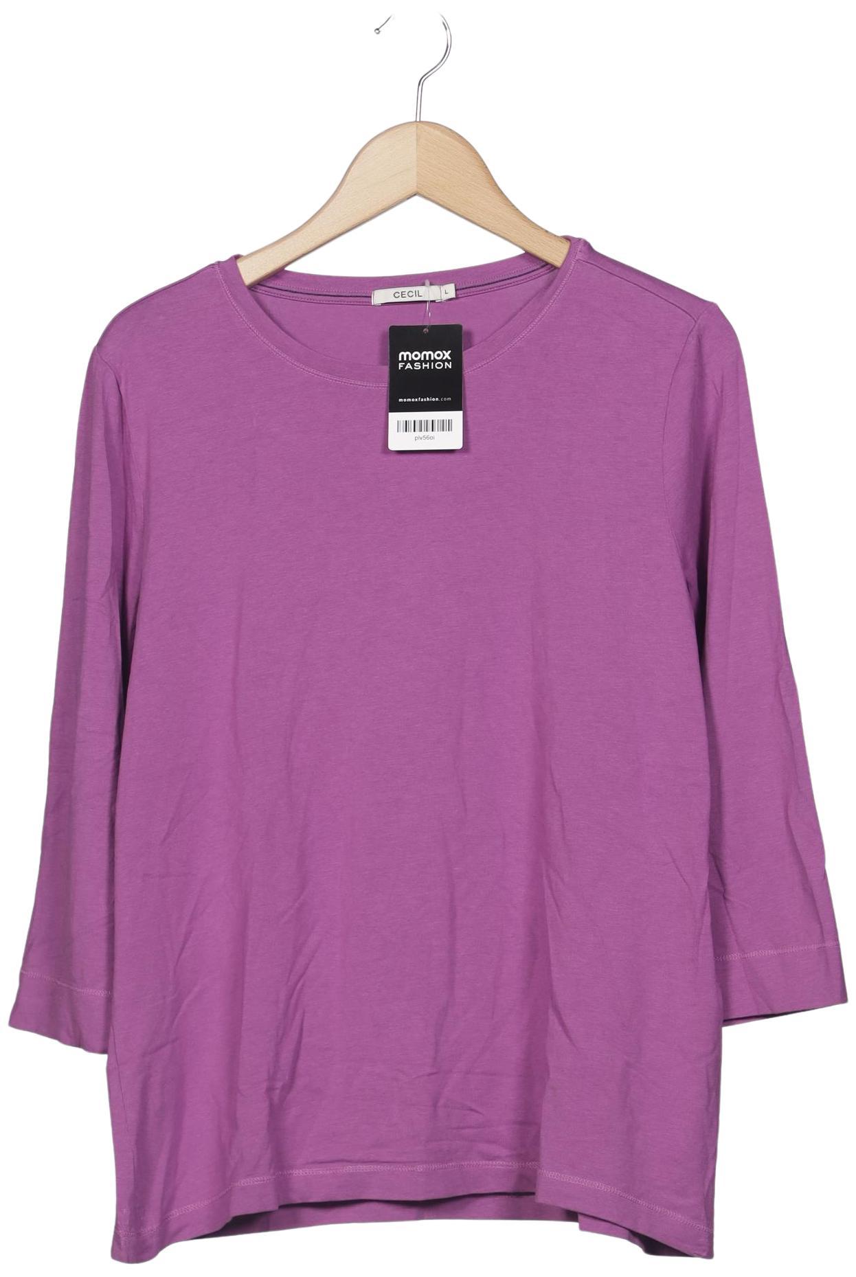 

Cecil Damen Langarmshirt, flieder, Gr. 42