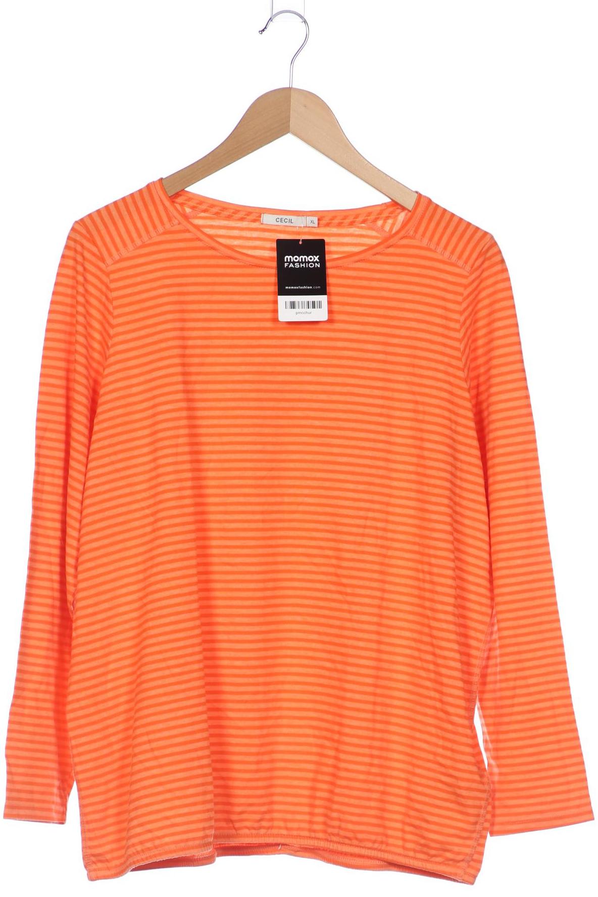 

Cecil Damen Langarmshirt, orange, Gr. 44