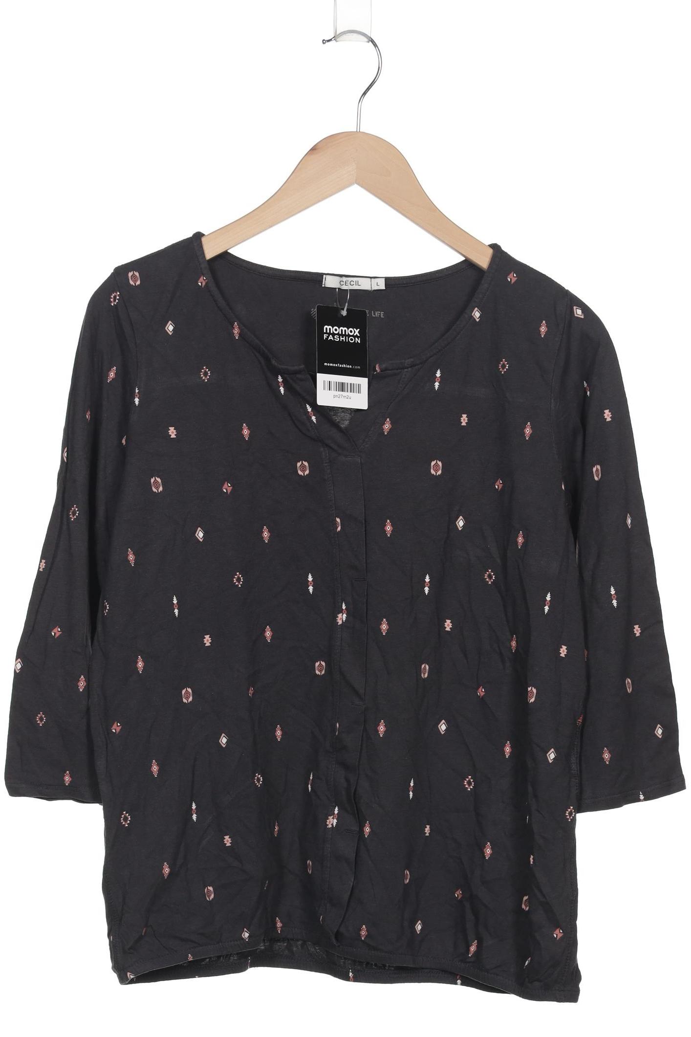 

Cecil Damen Langarmshirt, schwarz, Gr. 42