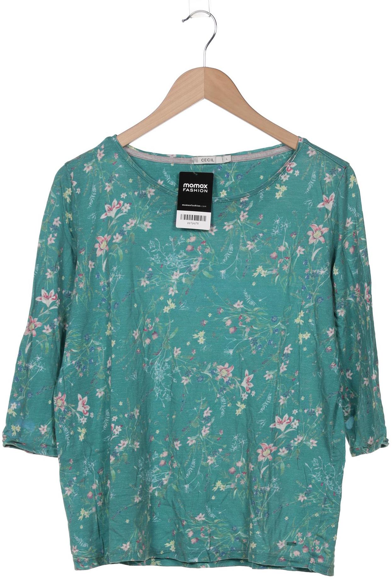 

Cecil Damen Langarmshirt, grün, Gr. 42