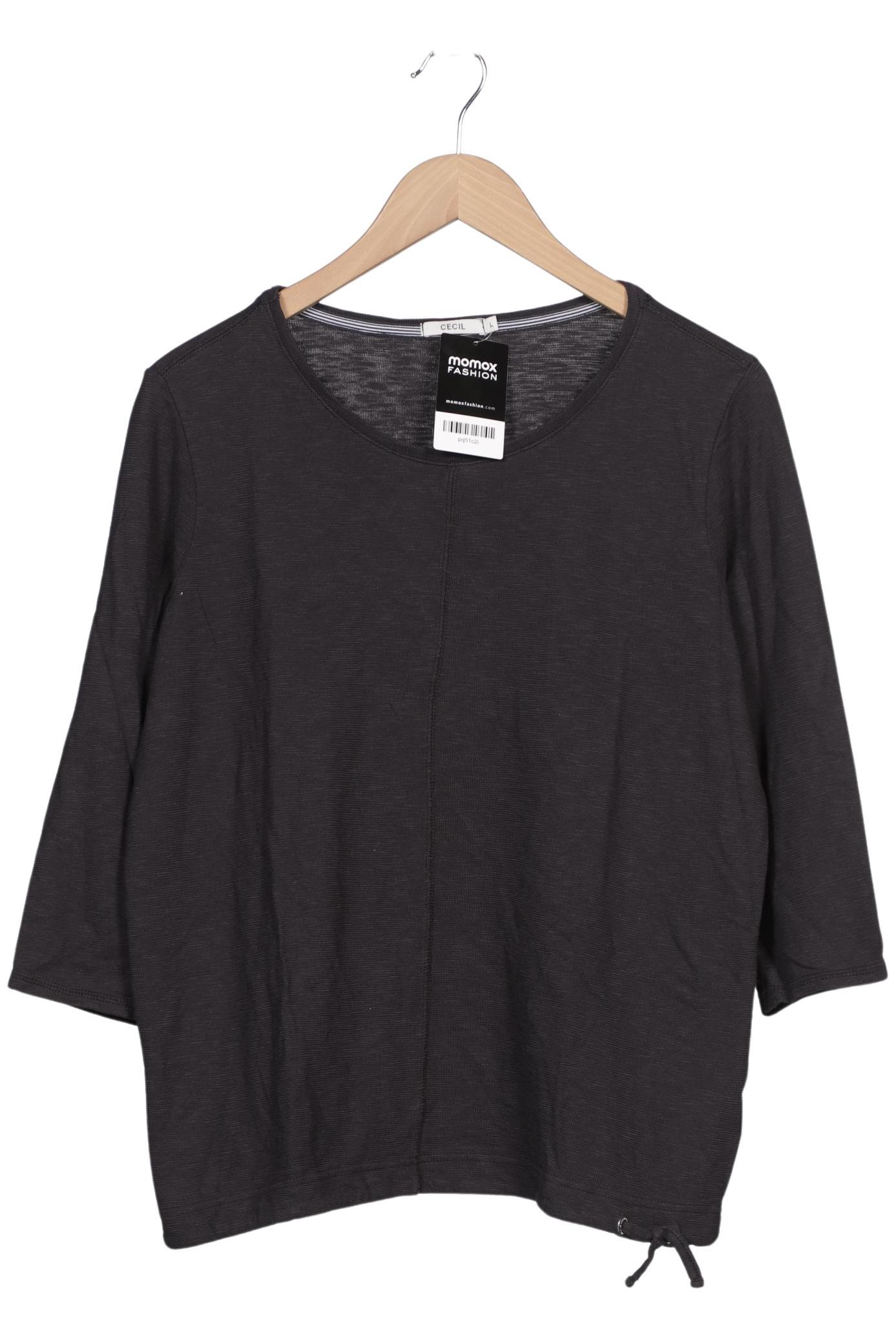 

Cecil Damen Langarmshirt, grau, Gr. 42