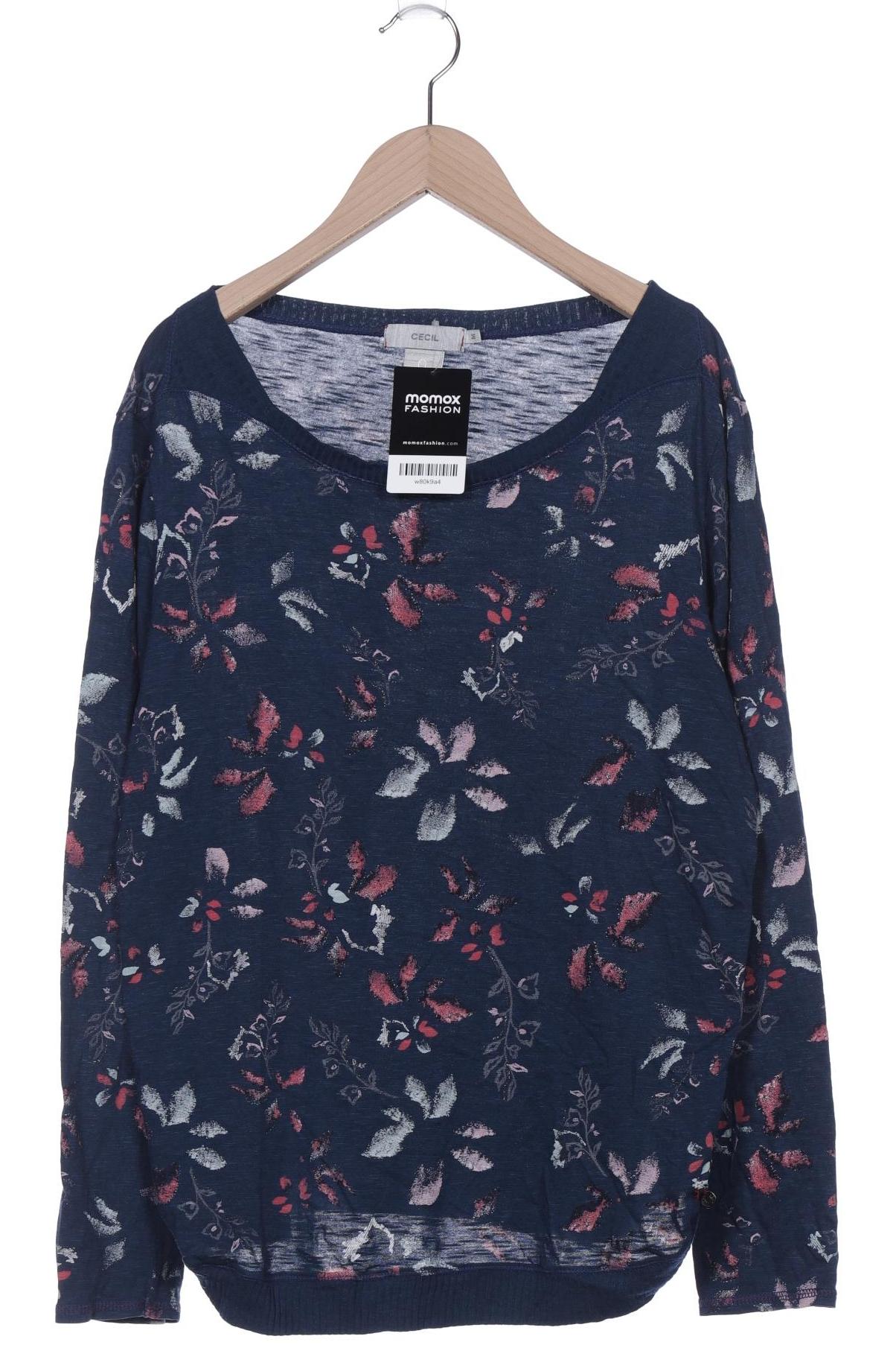 

Cecil Damen Langarmshirt, blau, Gr. 38