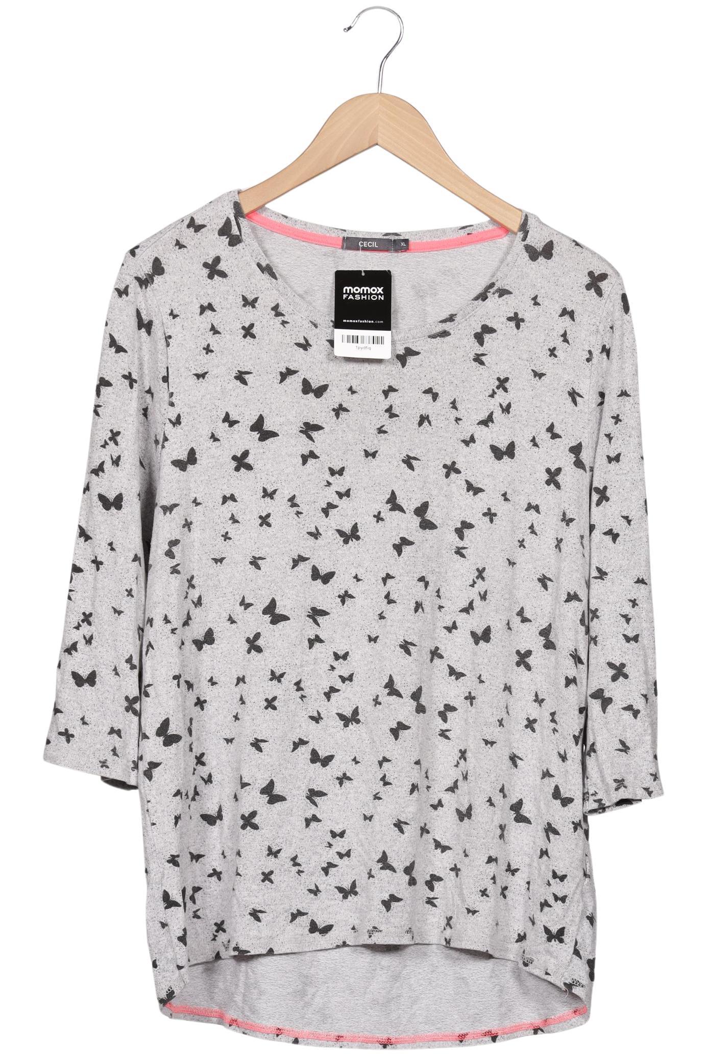 

Cecil Damen Langarmshirt, grau, Gr. 44