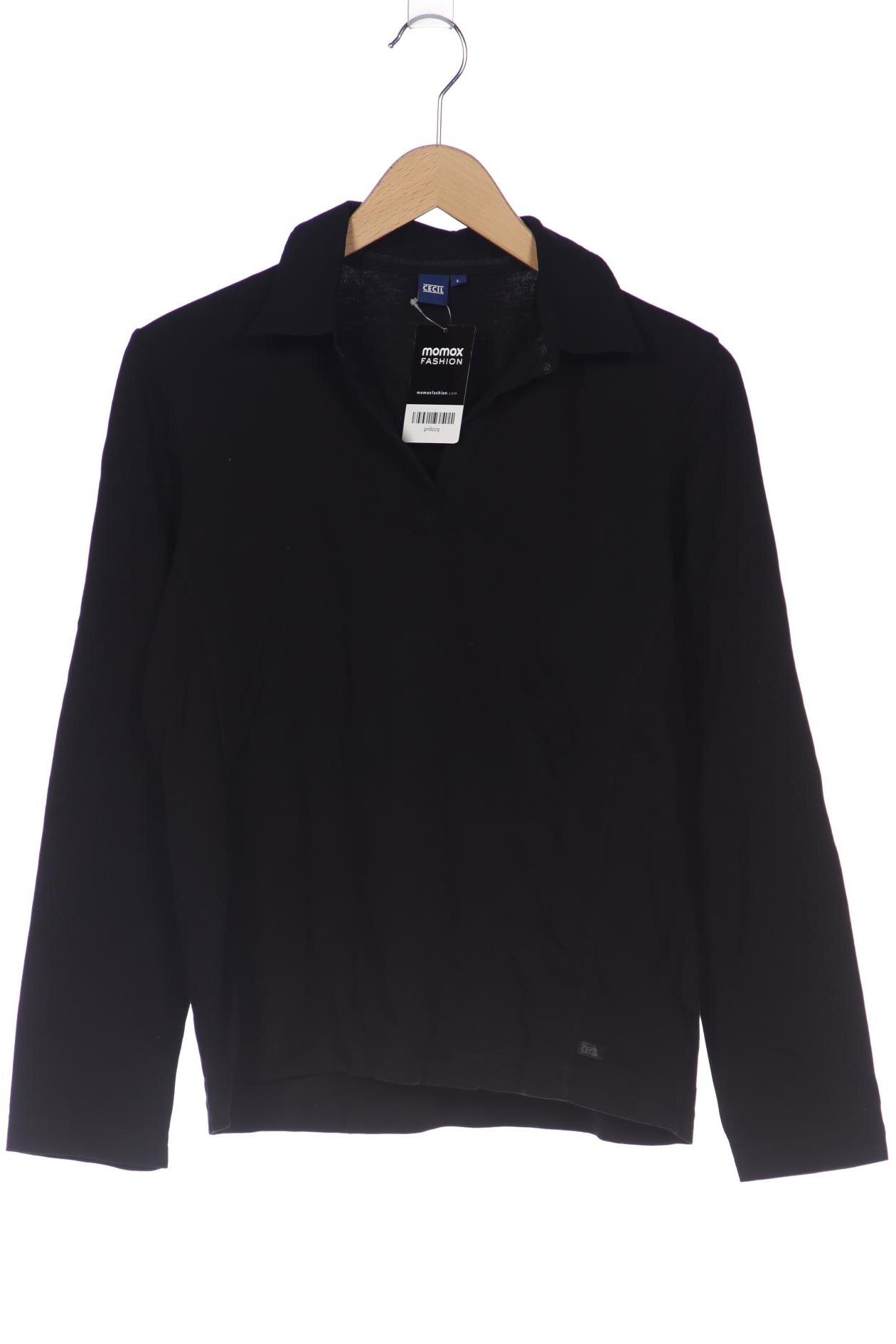 Thumbnail - Cecil Damen Langarmshirt, schwarz, Gr. 42